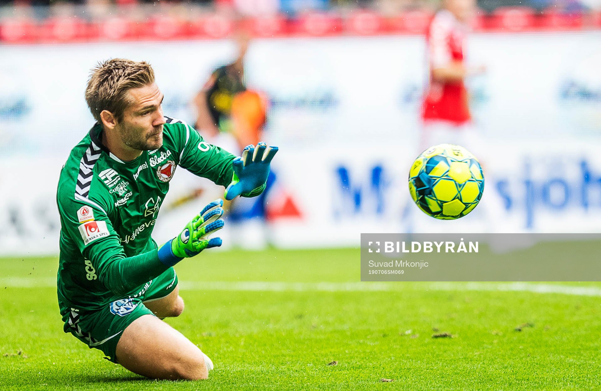 Kalmars målvakt Lucas Hägg-Johansson