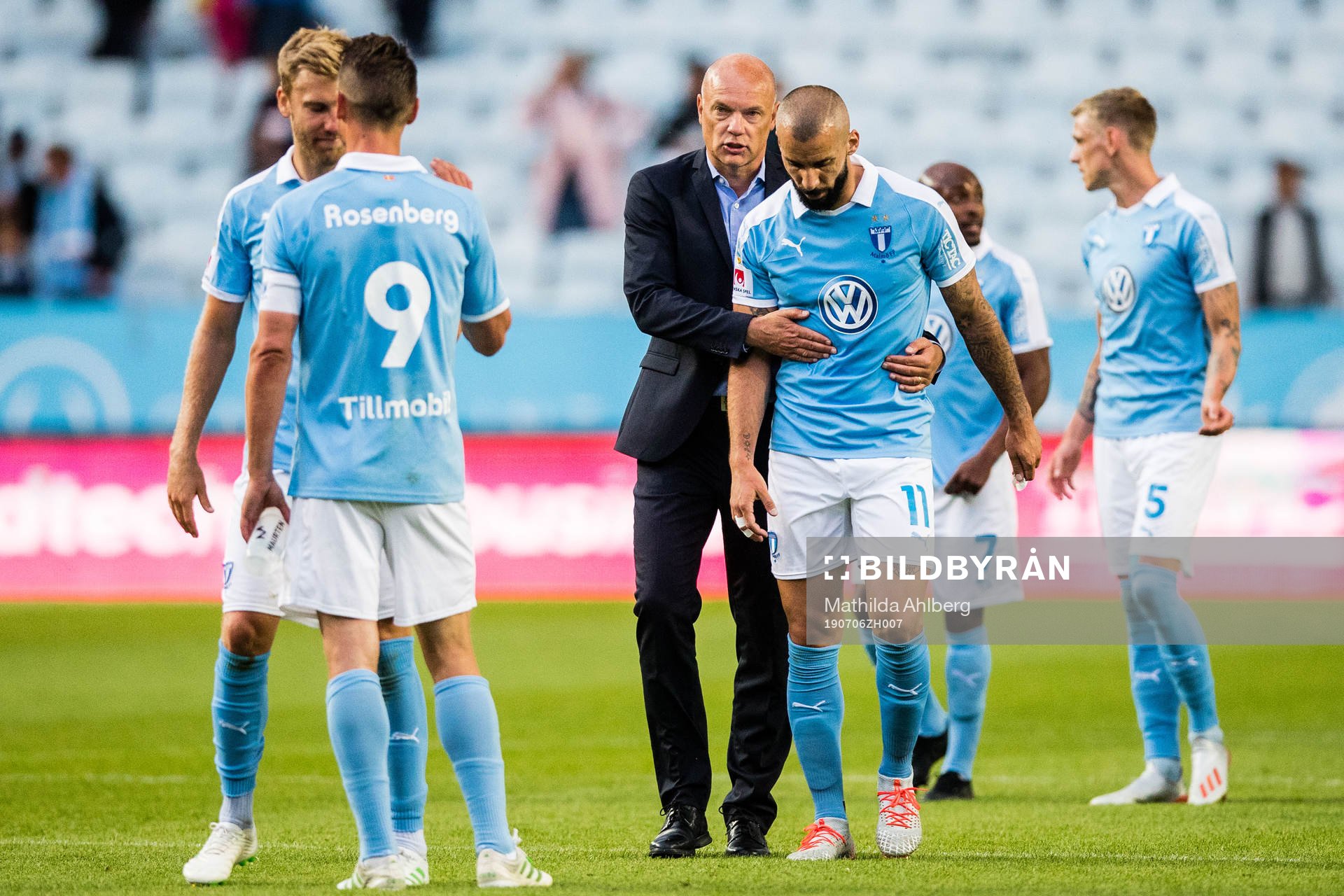 Malmö FFs tränare Uwe Rösler och Guillermo Molins