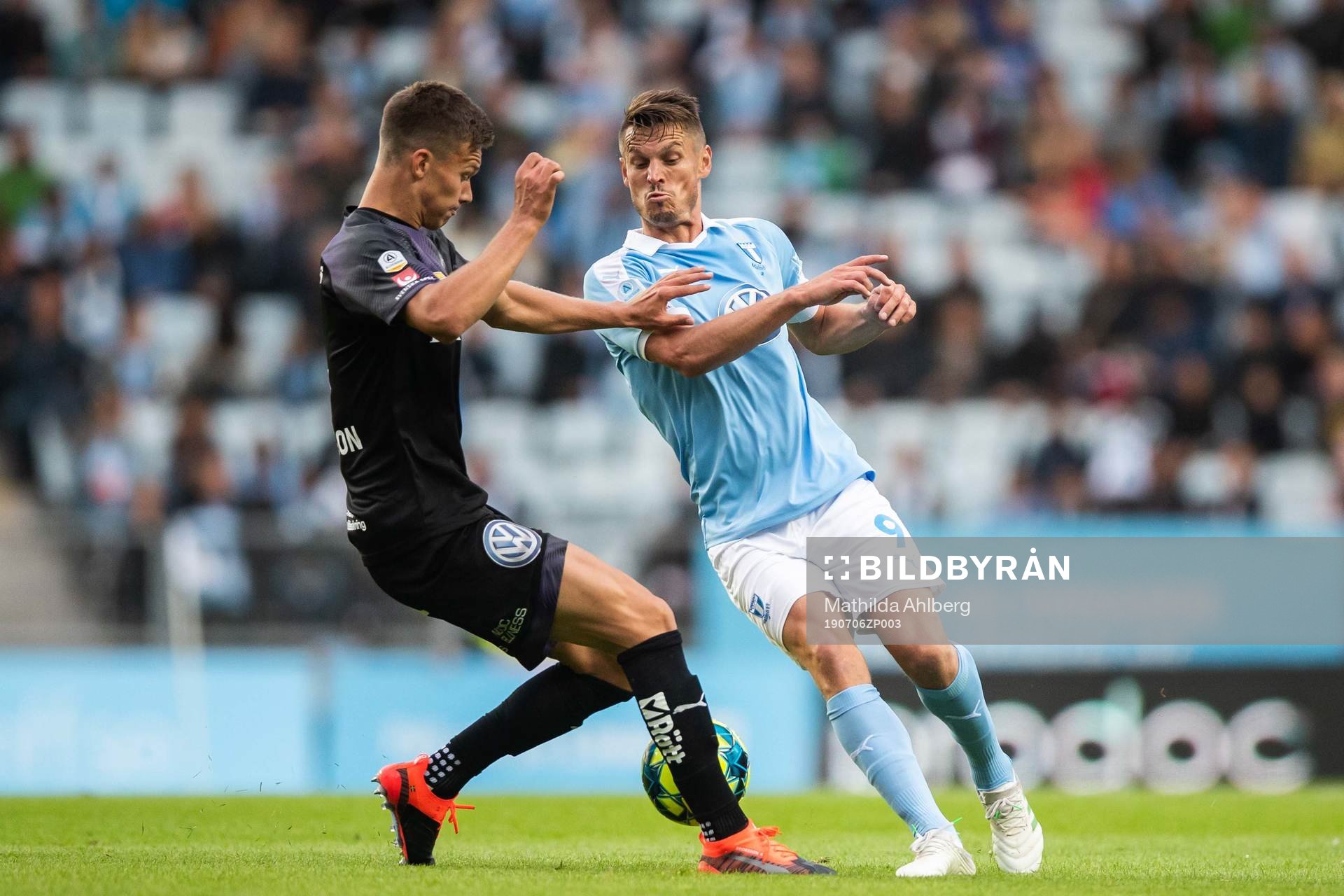 Örebros Arvid Brorsson och Malmö FFs Markus Rosenberg