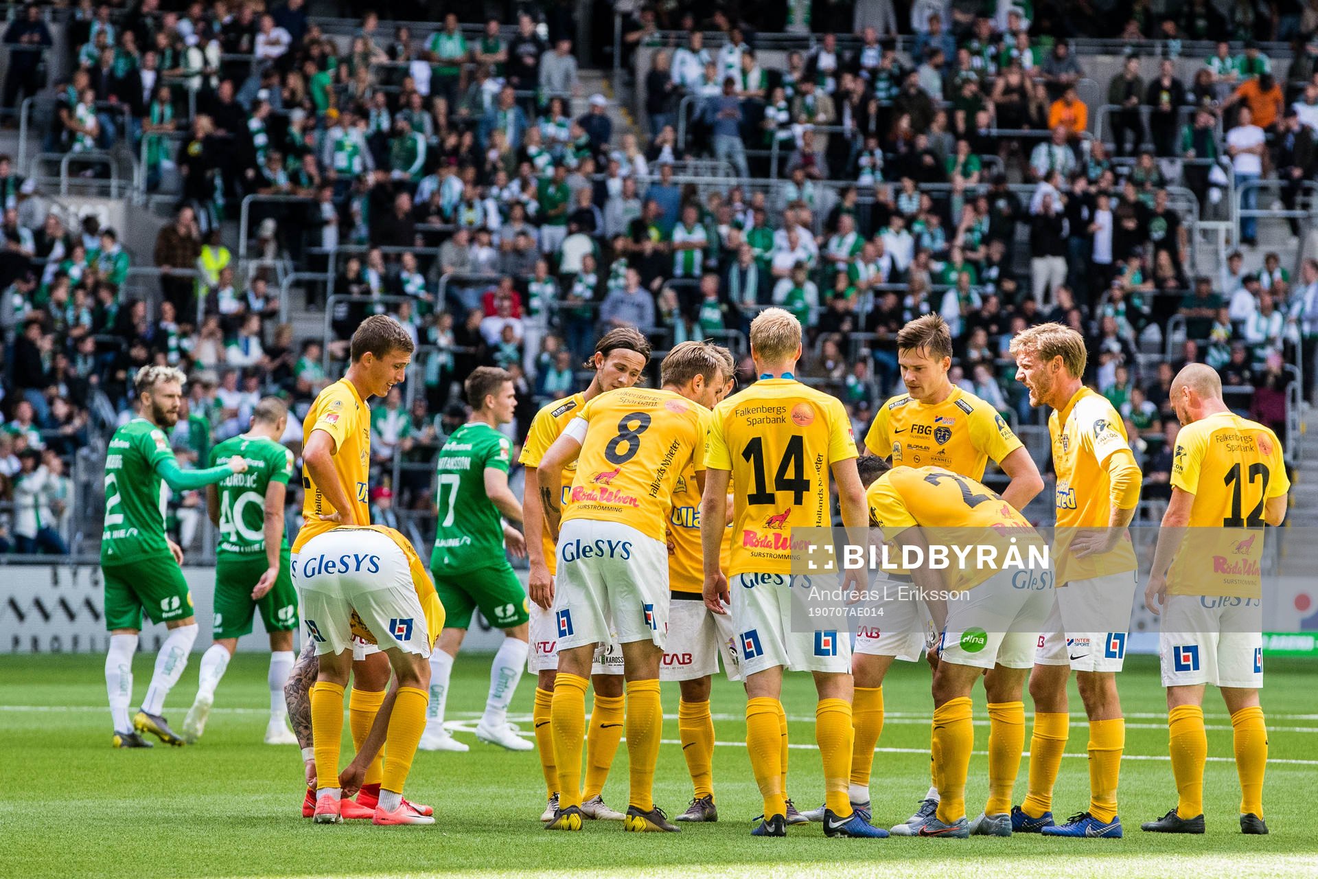 Falkenbergs spelare deppar