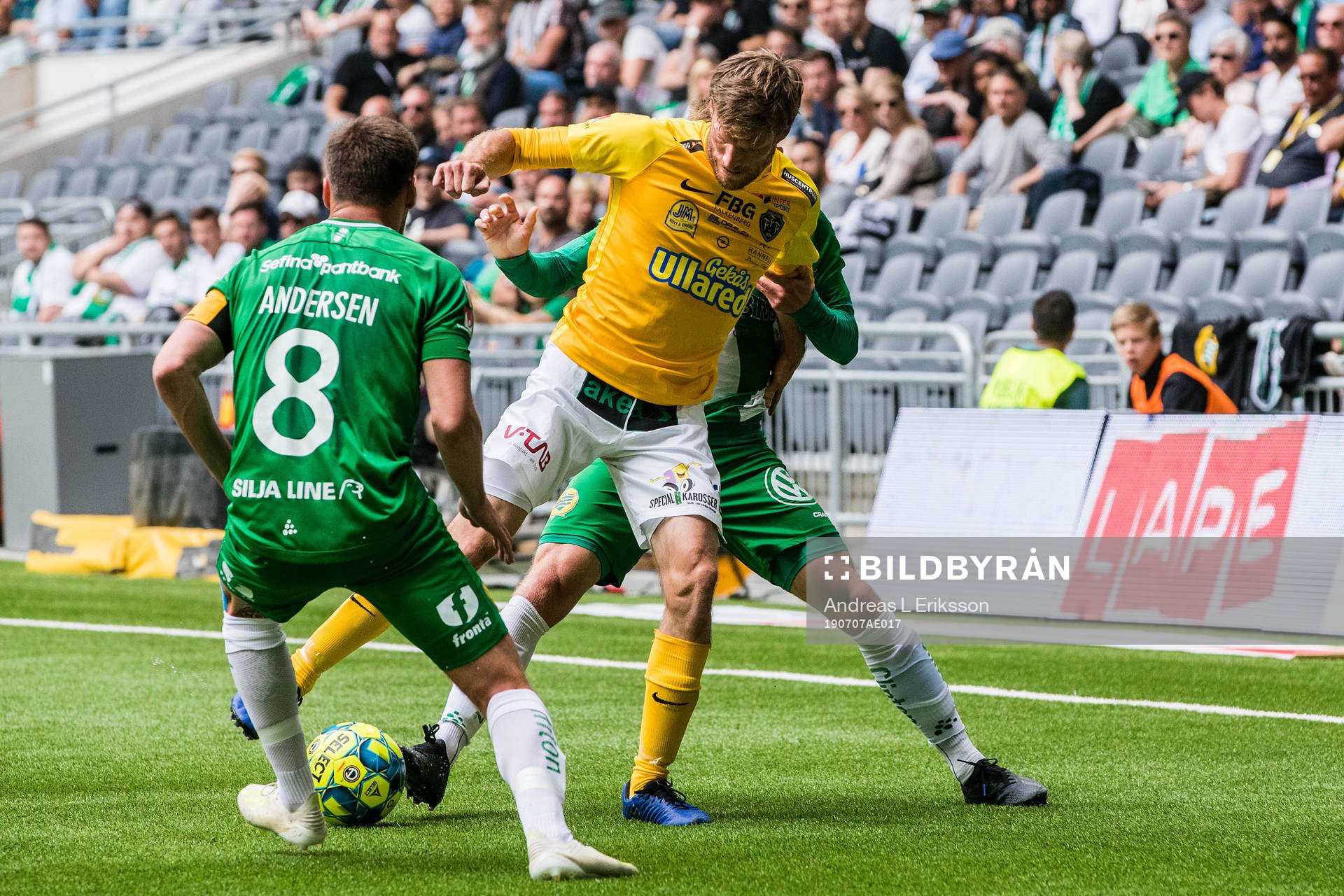 Hammarbys Jeppe Andersen och Dennis Widgren
