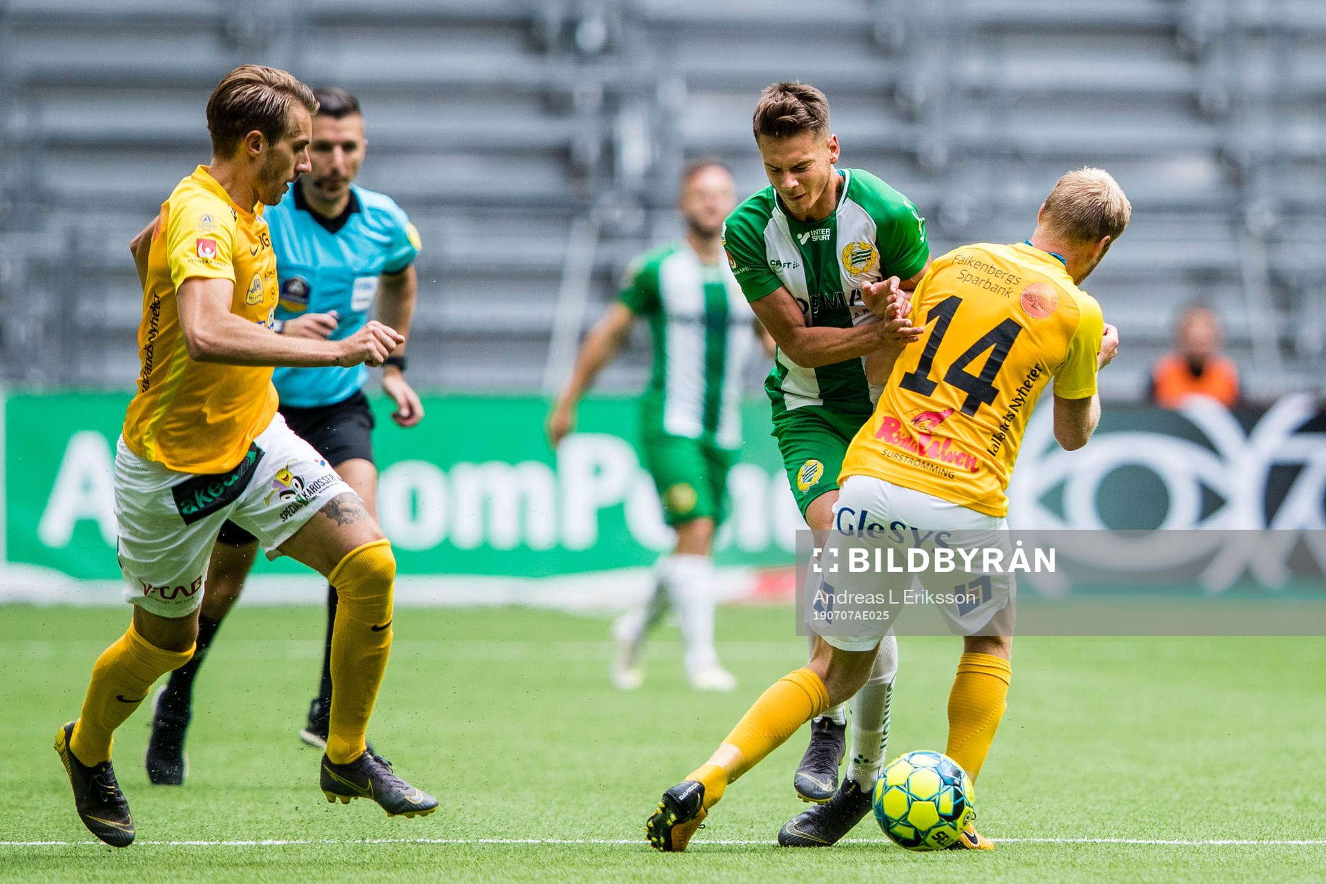 Hammarbys Alexander Kacaniklic och Falkenbergs Per Karlsson
