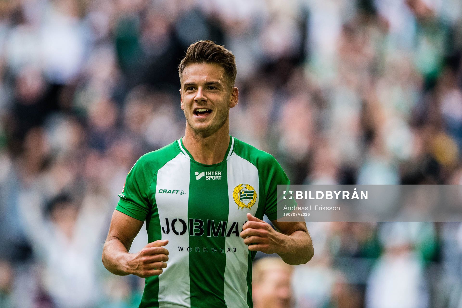 Hammarbys Alexander Kacaniklic jublar