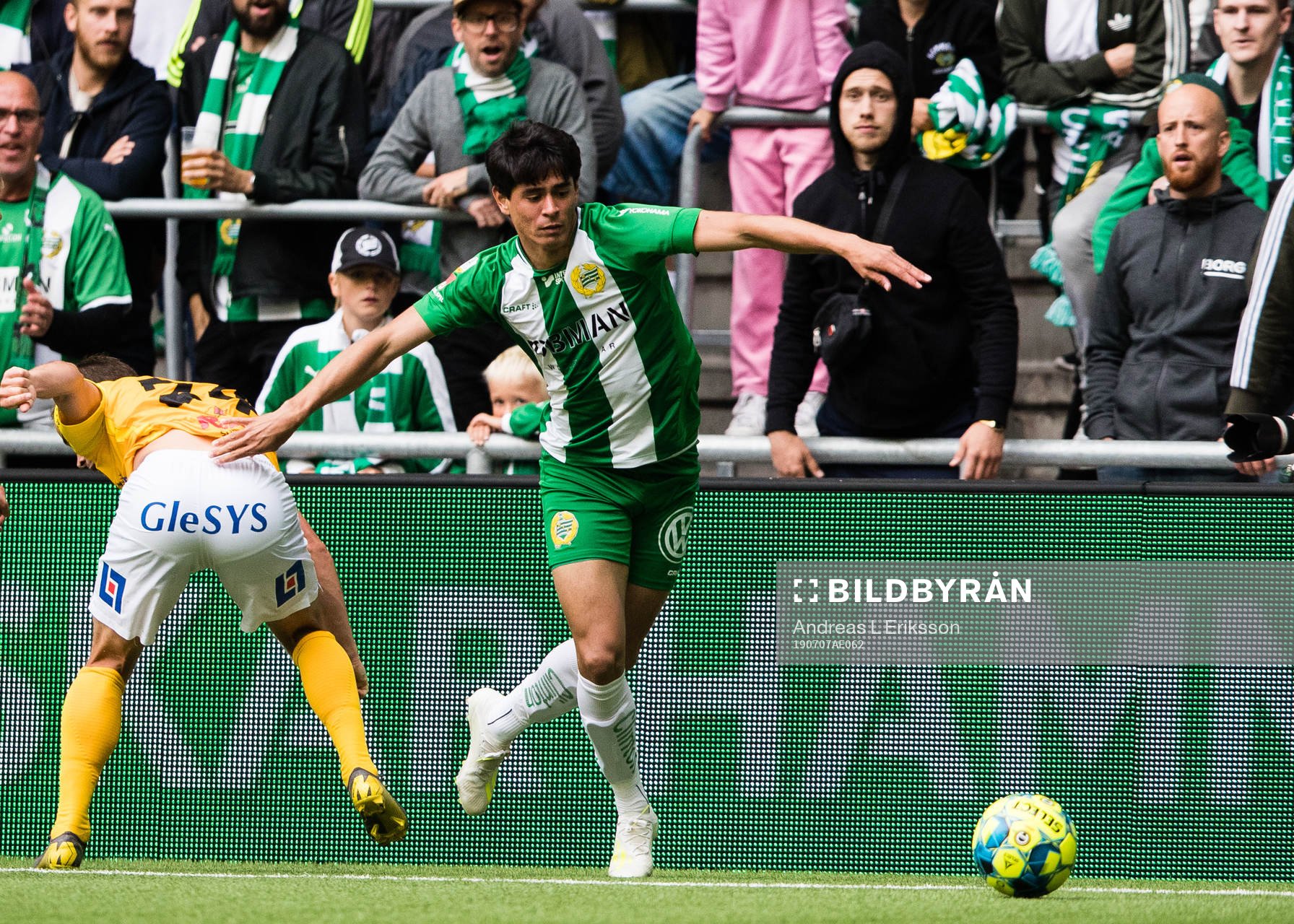 Falkenbergs Anton Wede och Hammarbys Jean Carlos de Brito