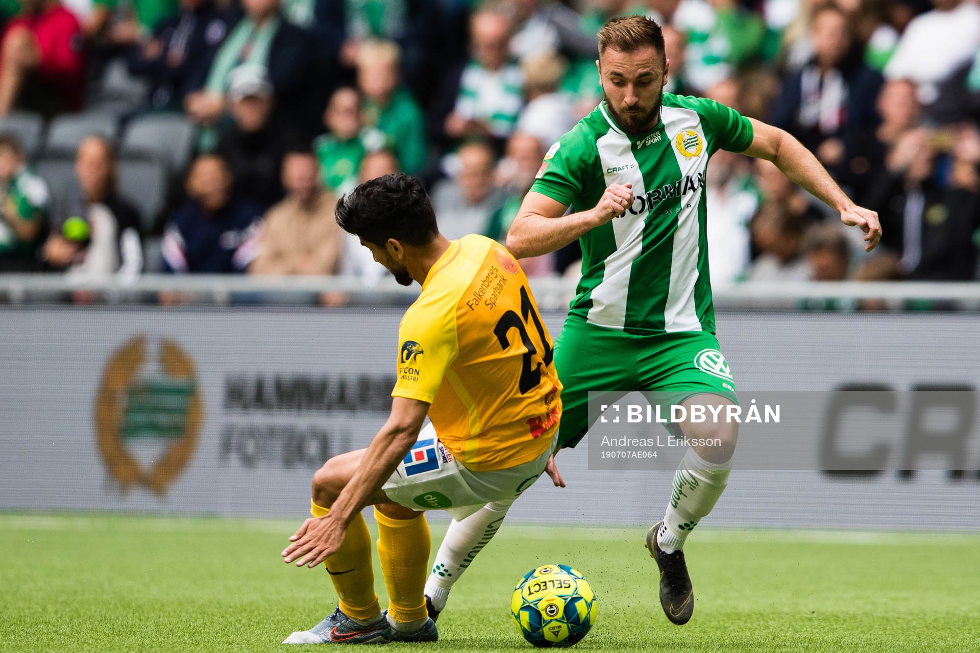 Falkenbergs Mahmut Özen och Hammarbys Muamer Tankovic