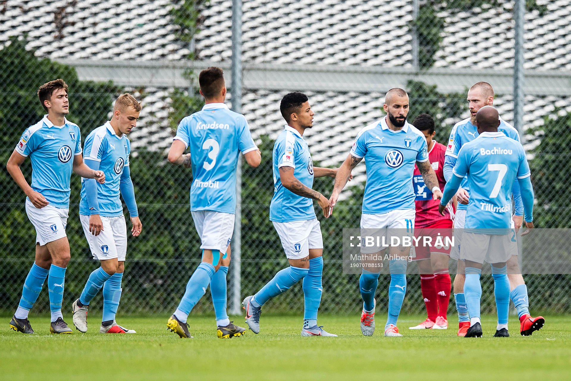 Malmö FFs Guillermo Molins jublar med lagkamrater