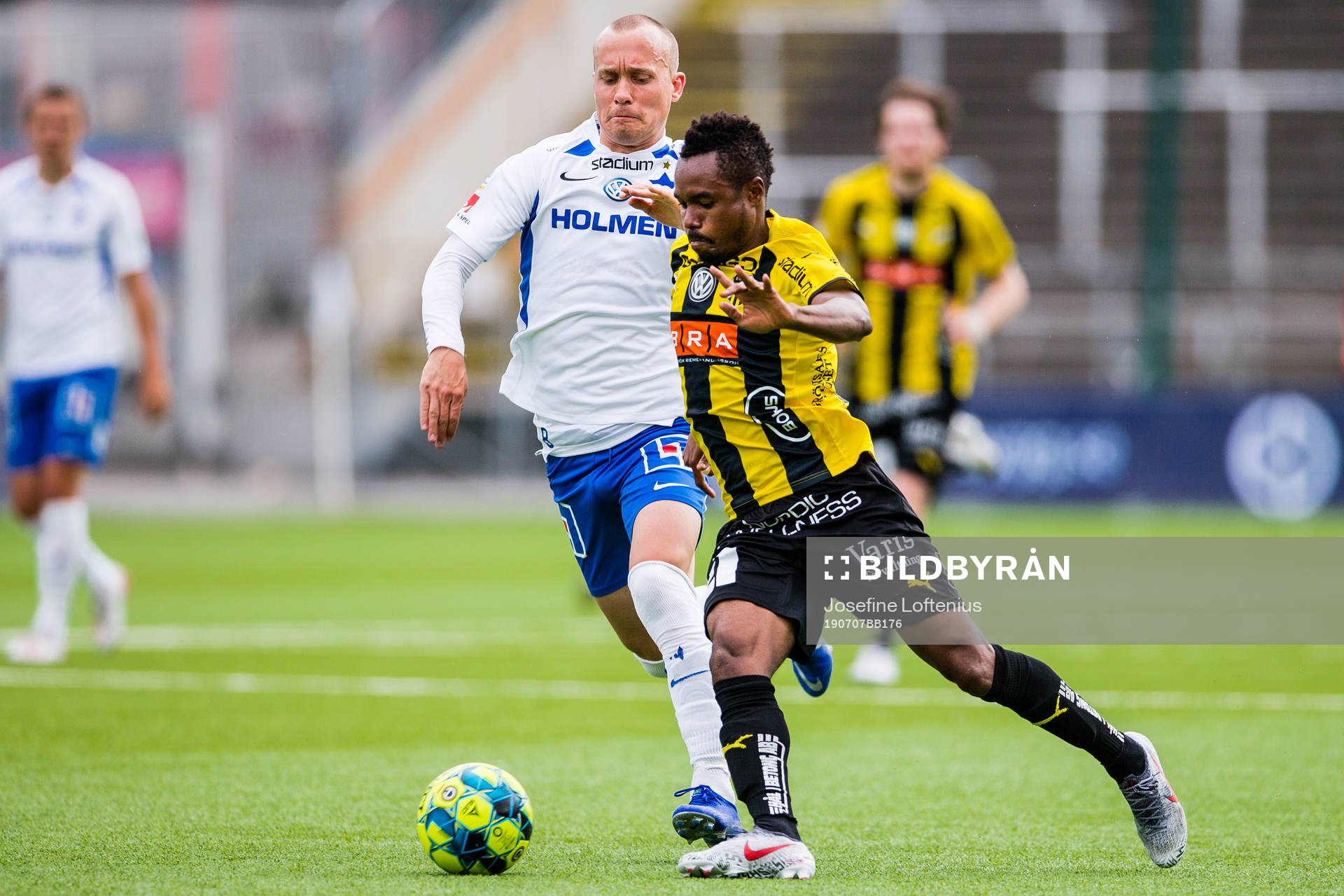 Häckens Nasiru Mohammed och Norrköping Gudmundur