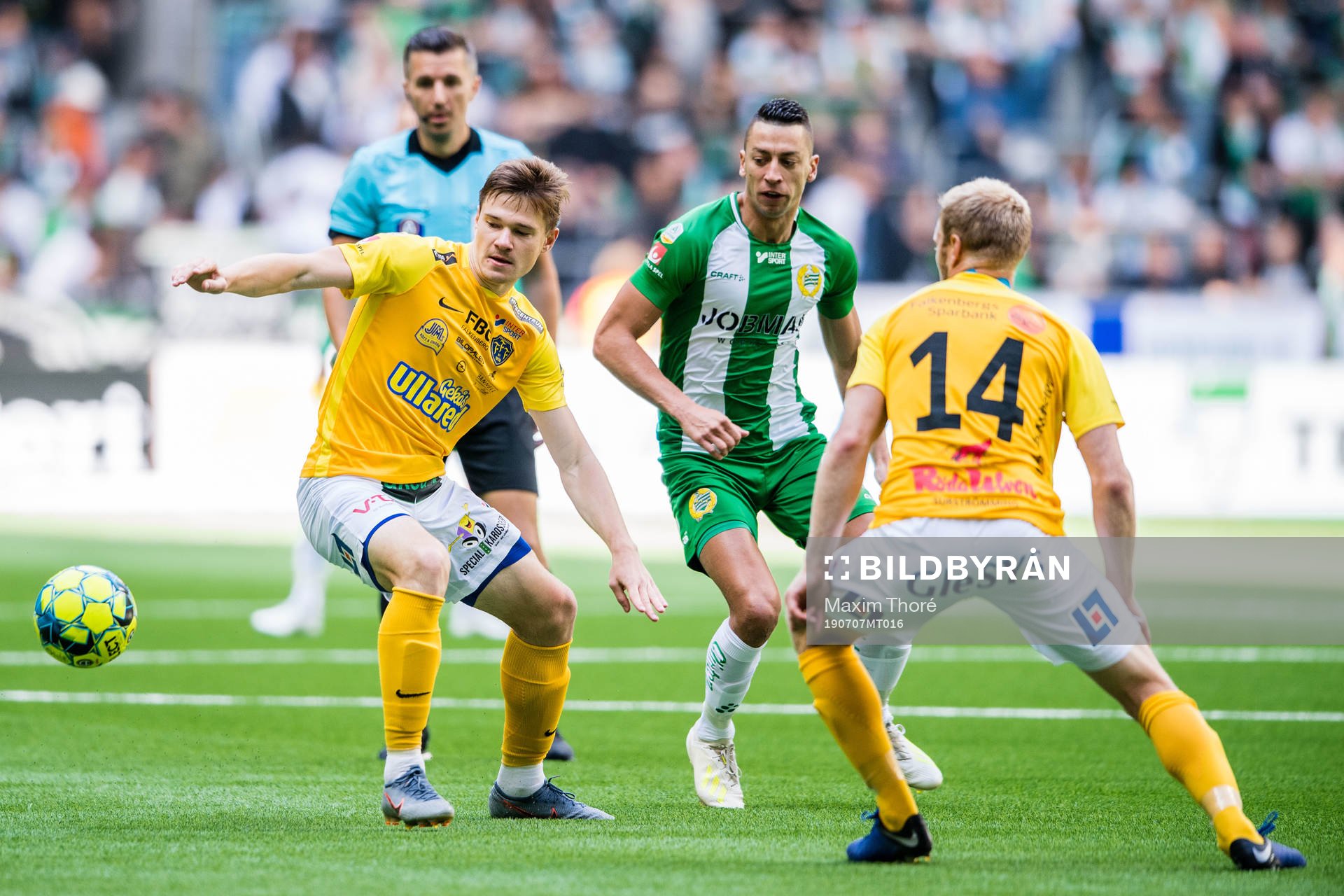 Falkenbergs Kirill Pogrebnyak och Hammarbys Nikola Djurdjic