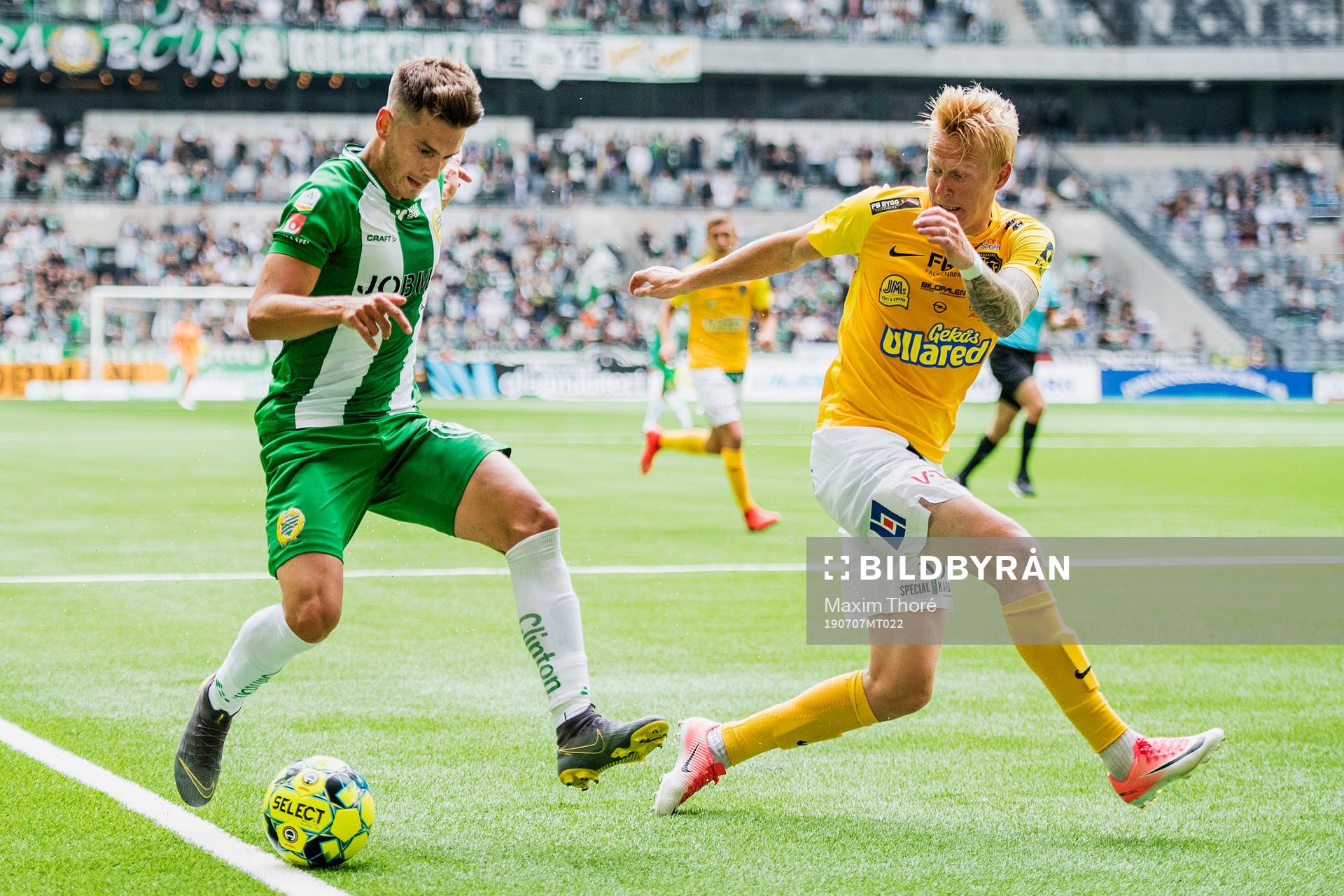 Hammarbys Alexander Kacaniklic och Falkenbergs Jacob