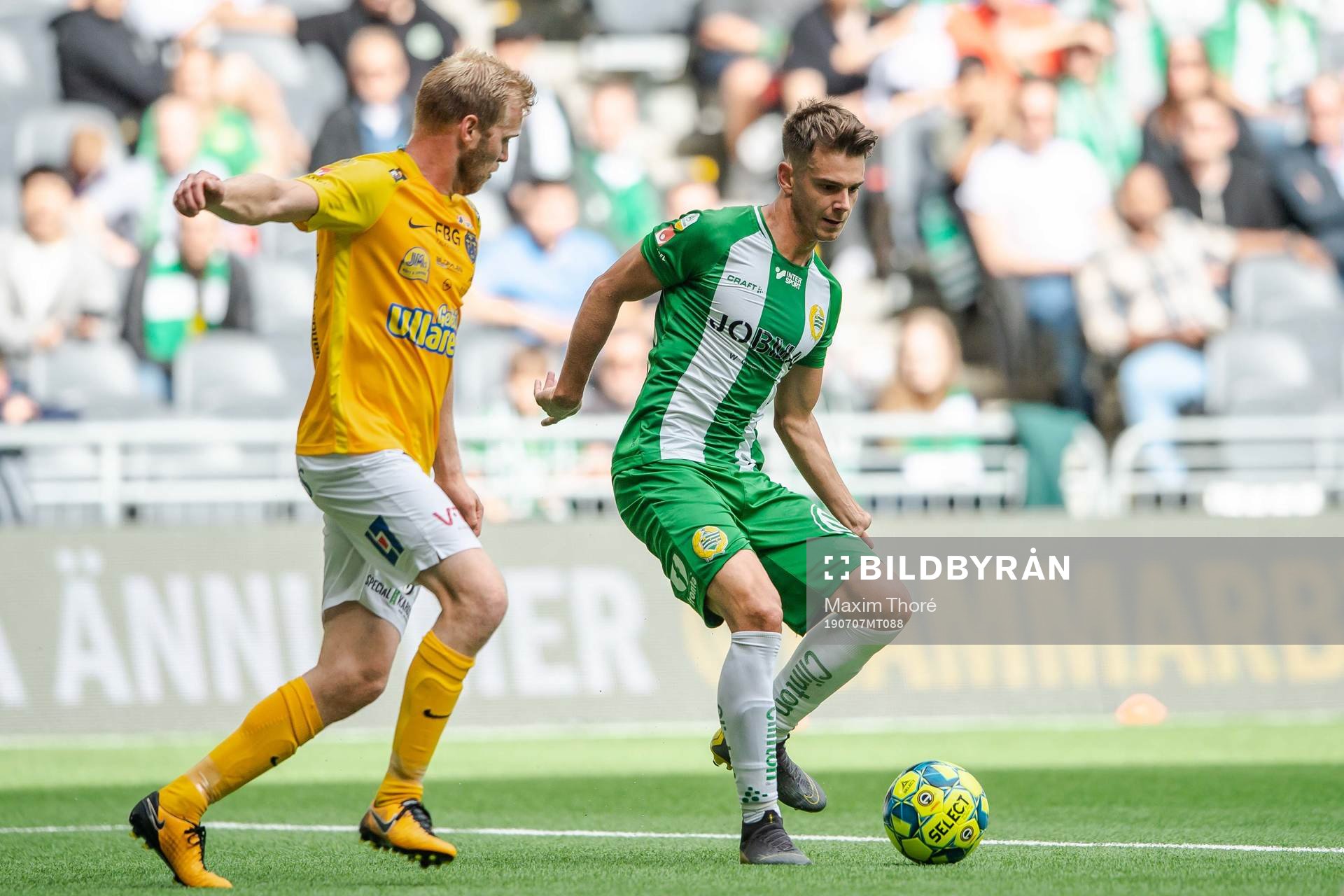Falkenbergs Per Karlsson och Hammarbys Alexander Kacaniklic