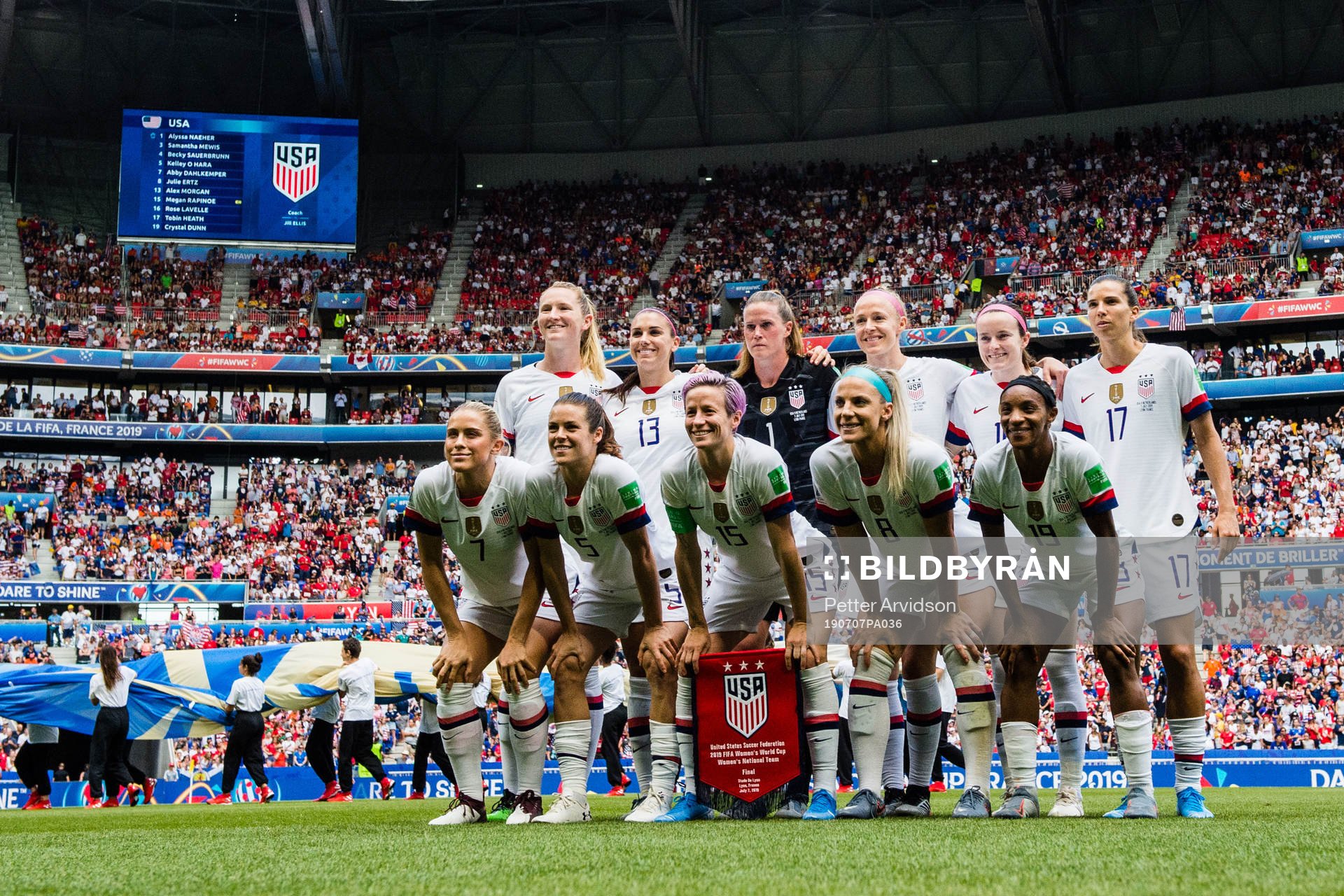 Starting eleven of USA