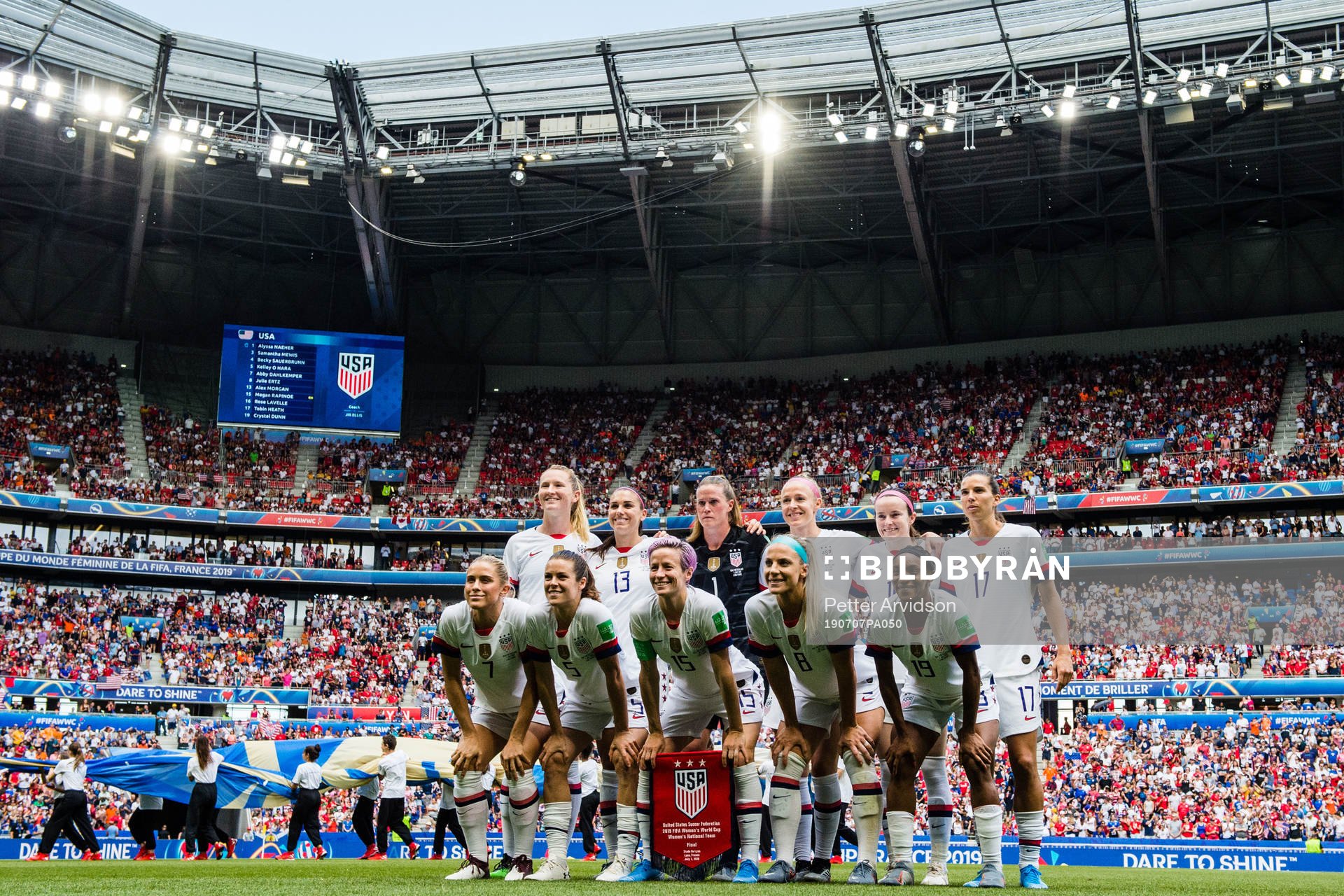 Starting eleven of USA