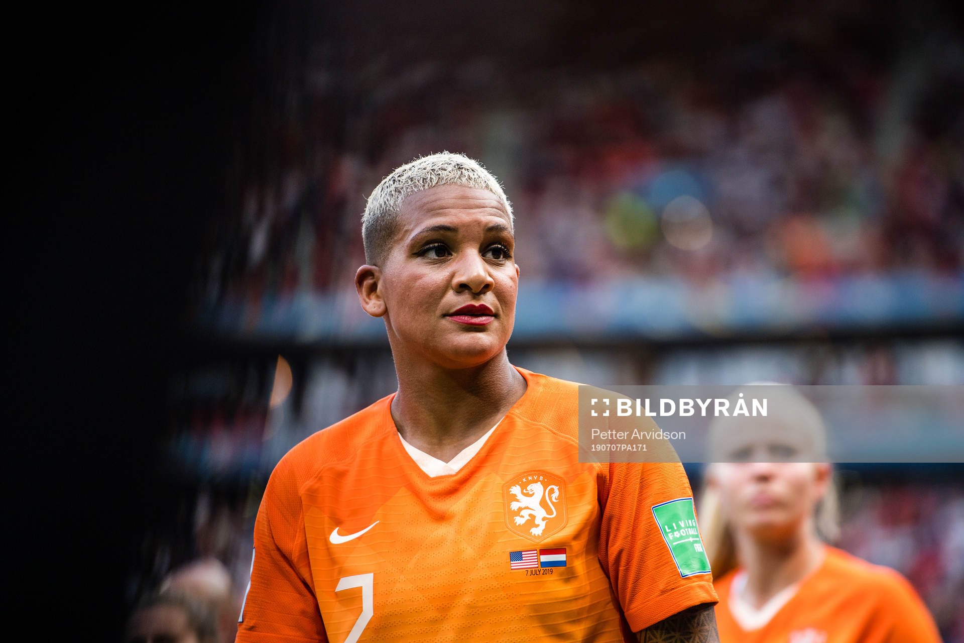 Shanice Janice Van De Sanden of Netherlands looks dejected