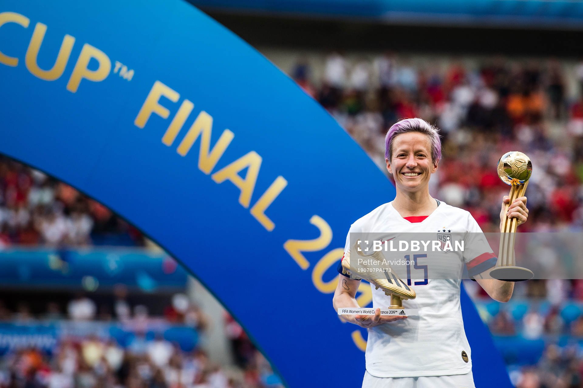 Megan Rapinoe of USA celebrates