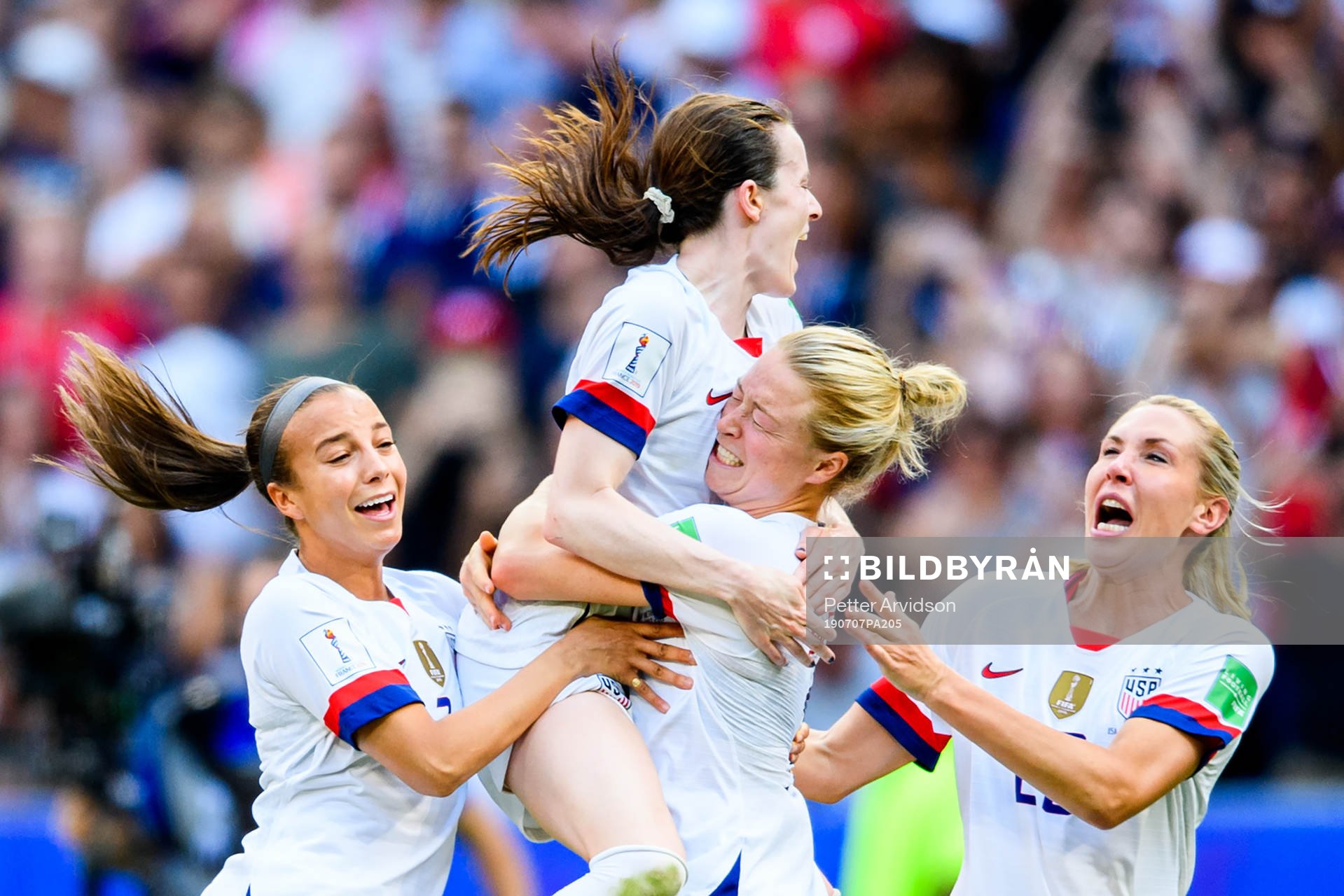Mallory Pugh, Rose Lavelle, Stefania Tarenzi and Alexandra