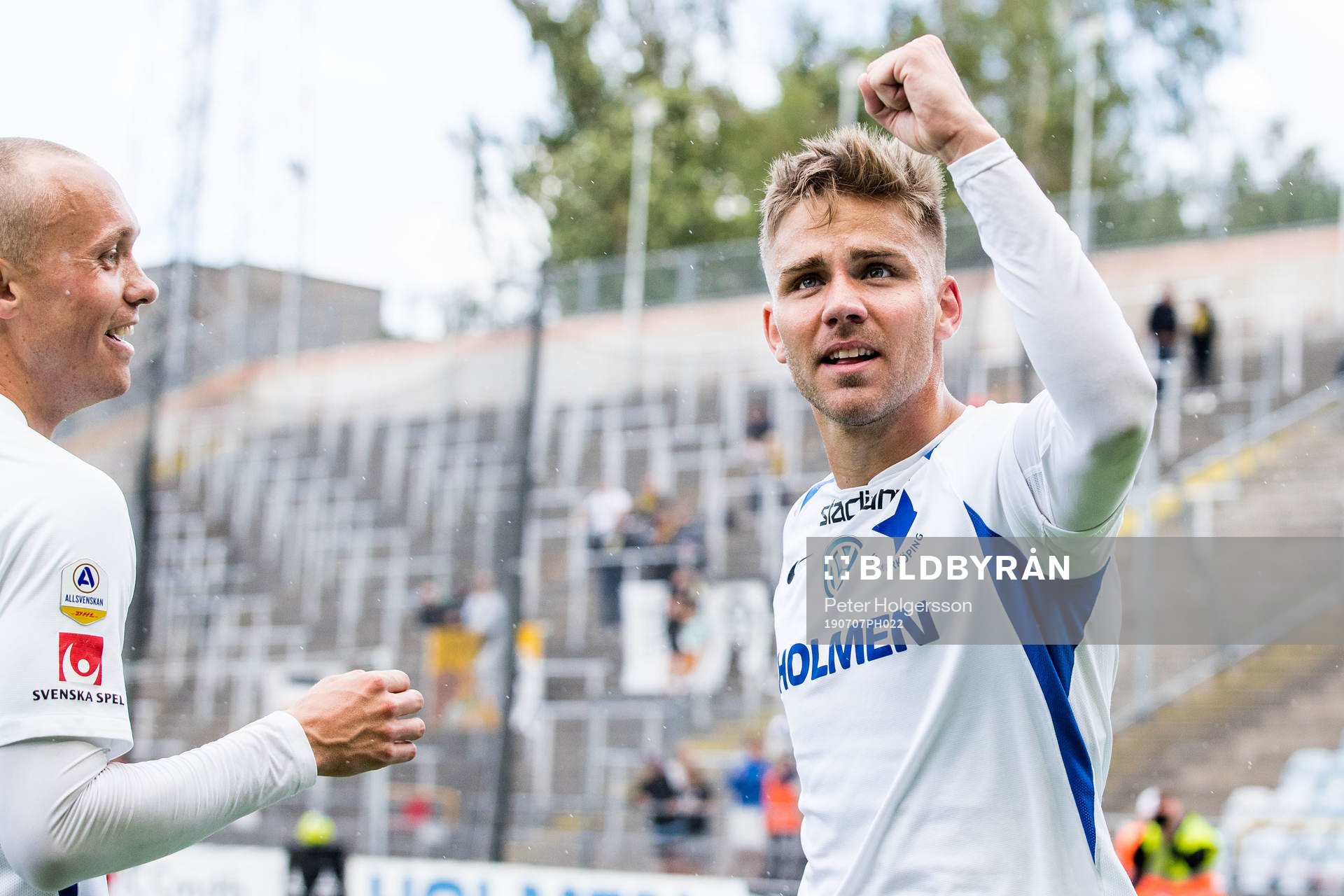 Norrköpings Christoffer Nyman jublar