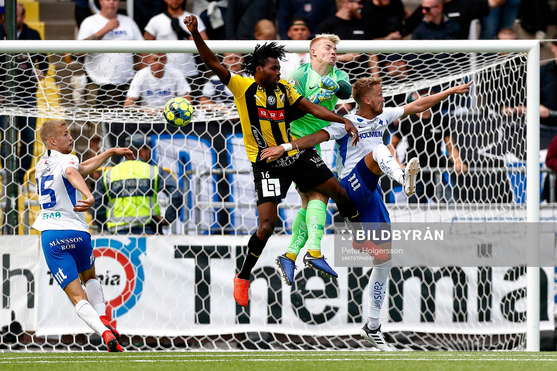 Målchans för Häckens Kizito Kwame