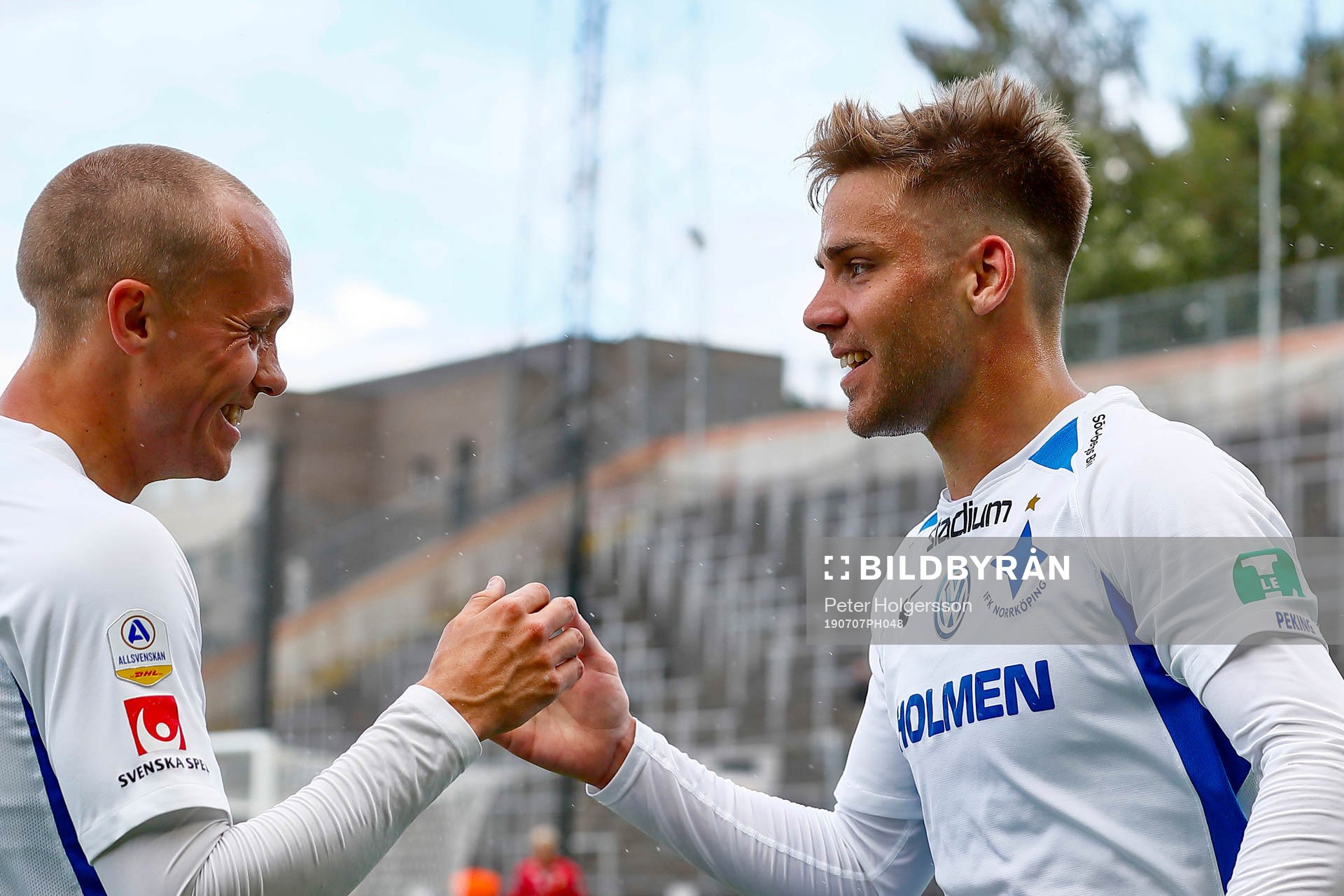 IFK Norrköpings Christoffer Nyman och Gudmundur