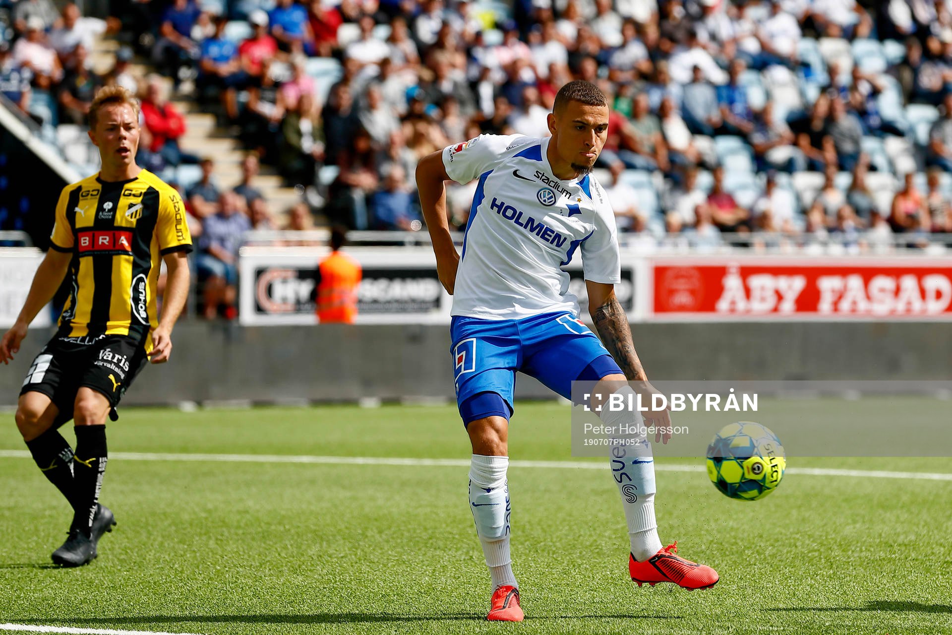 IFK Norrköpings Jordan Larsson gör mål 1-0