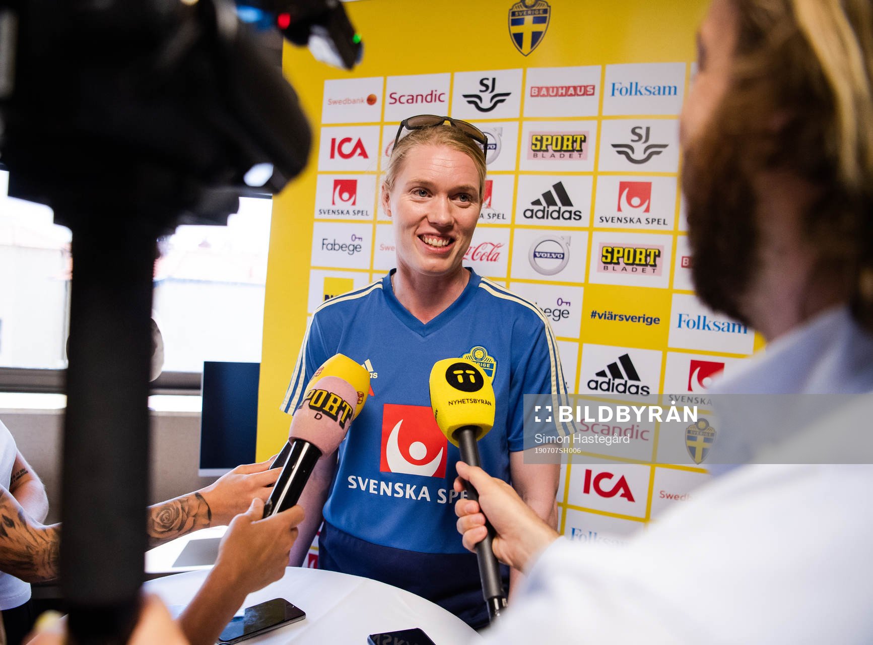 Goalkeeper Hedvig Lindahl  of Sweden
