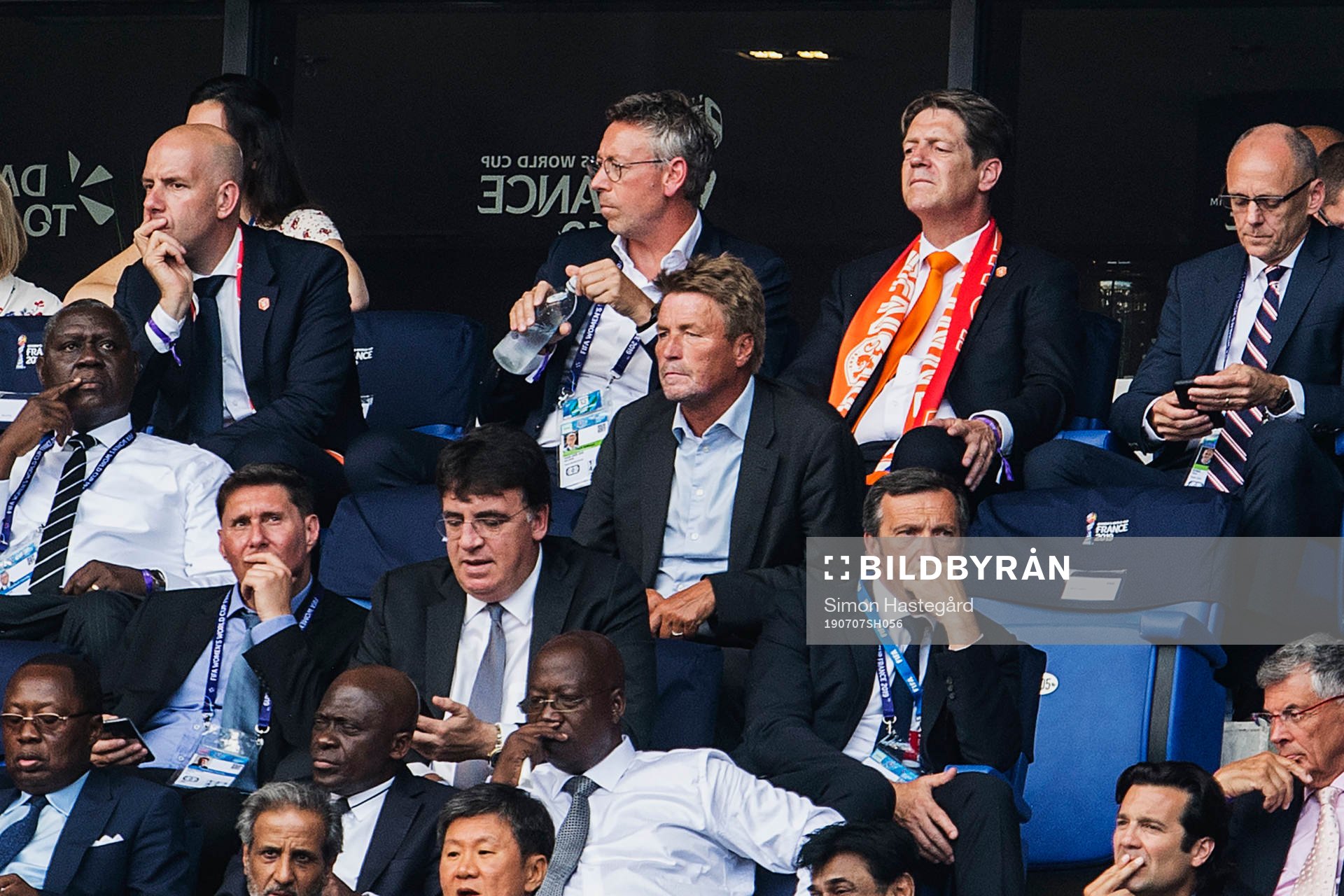 Thomas Boström in the stands