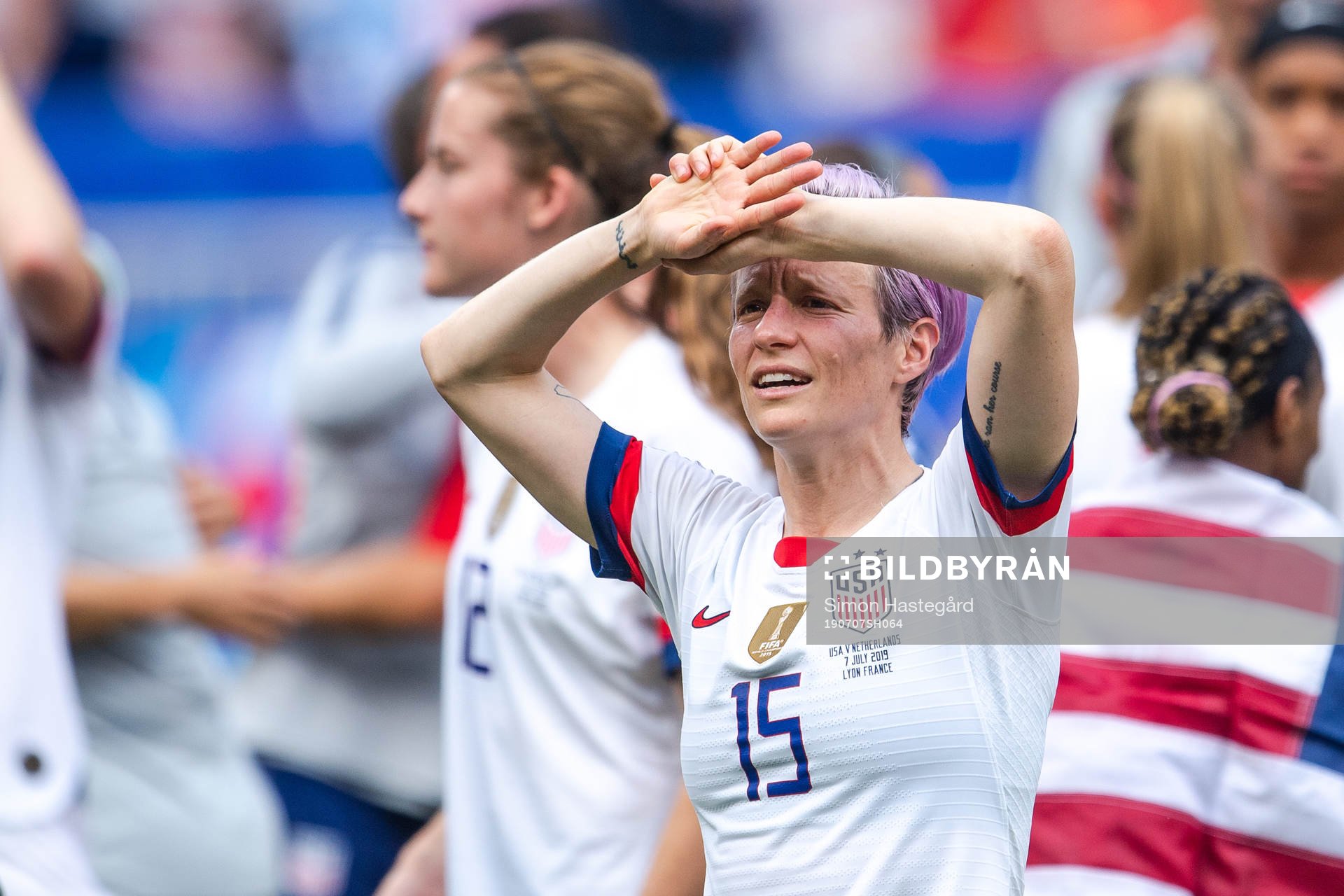 Megan Rapinoe of USA celebrates