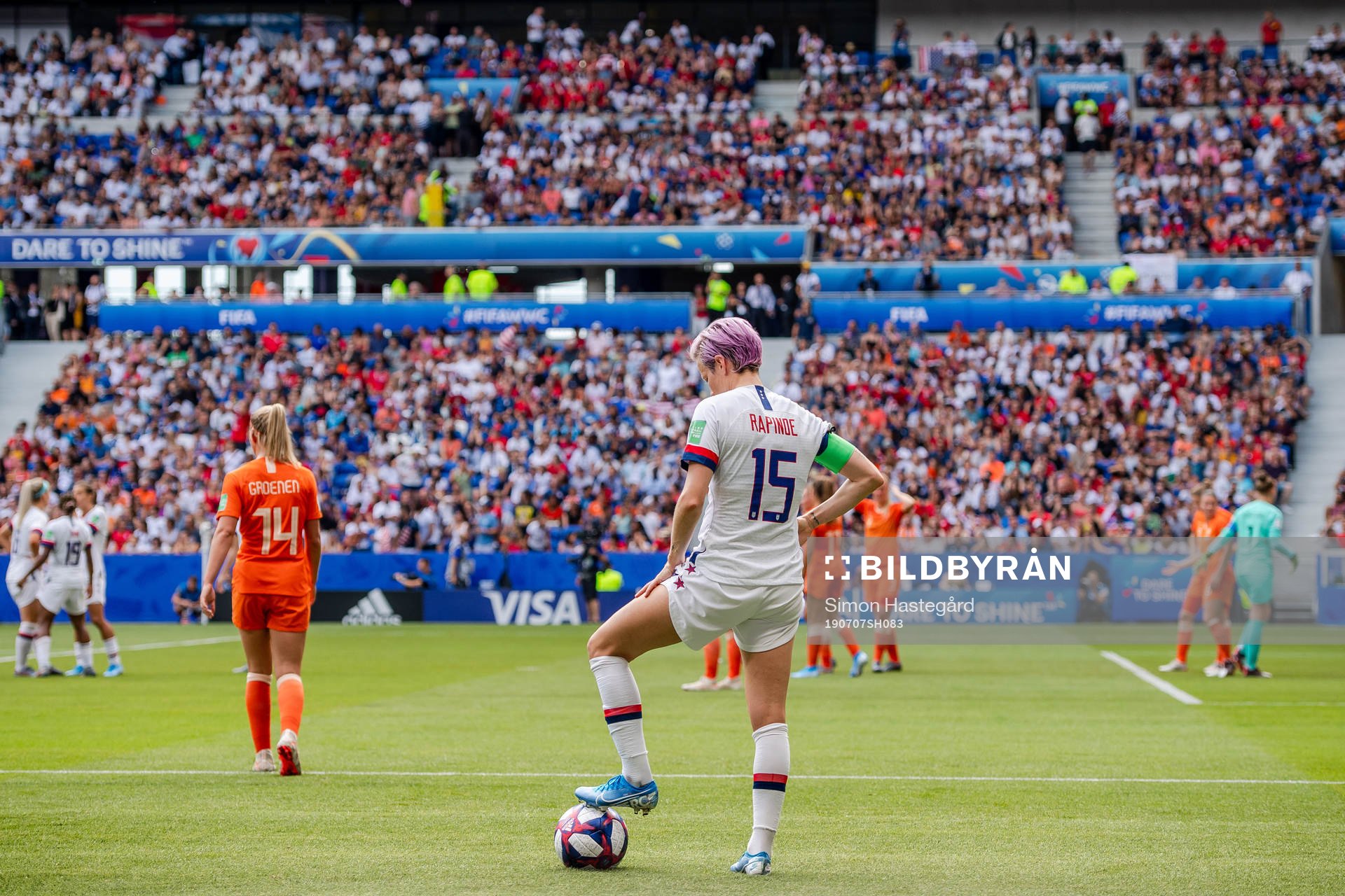 Megan Rapinoe of USA