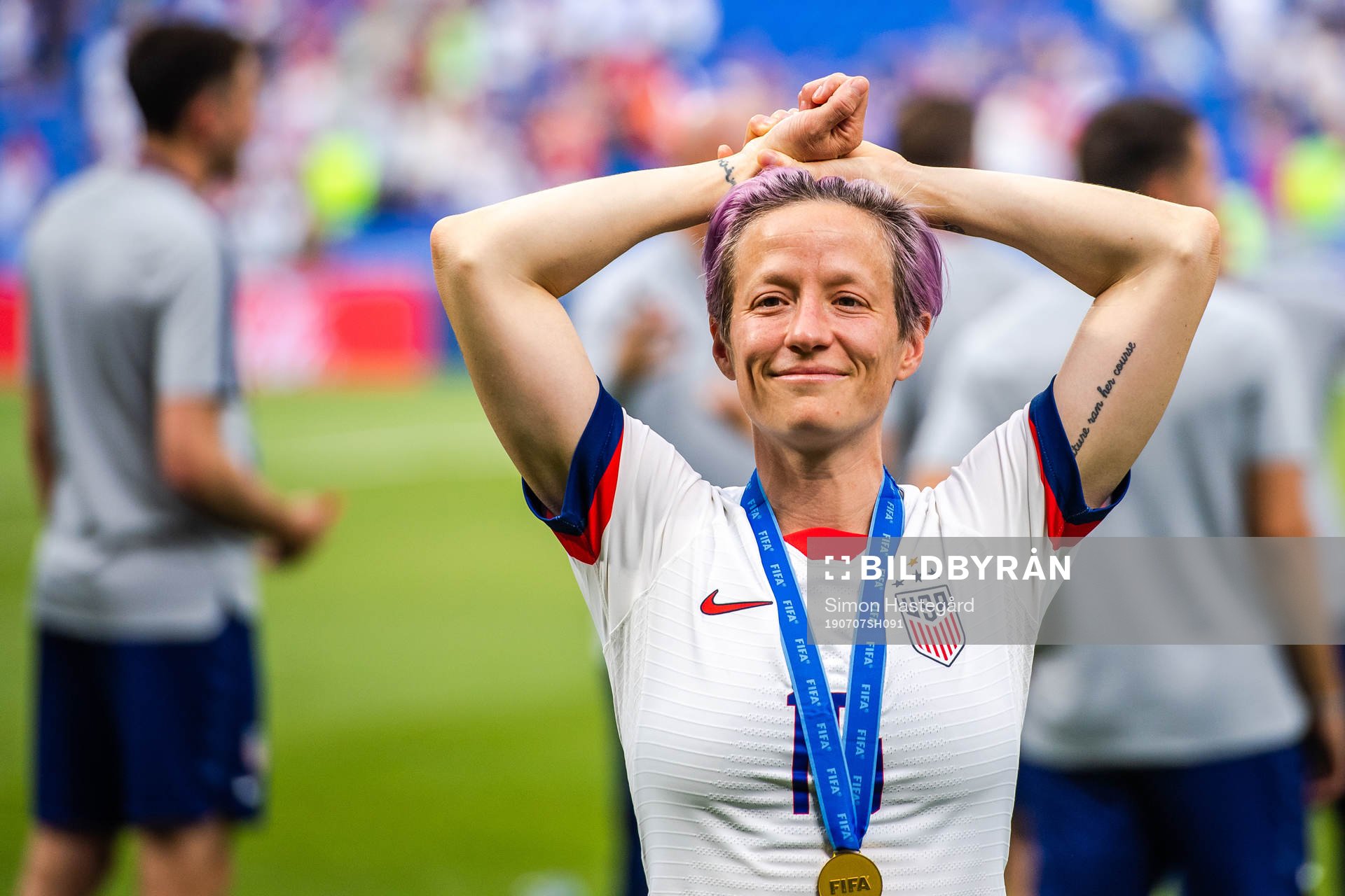 Megan Rapinoe of USA celebrates