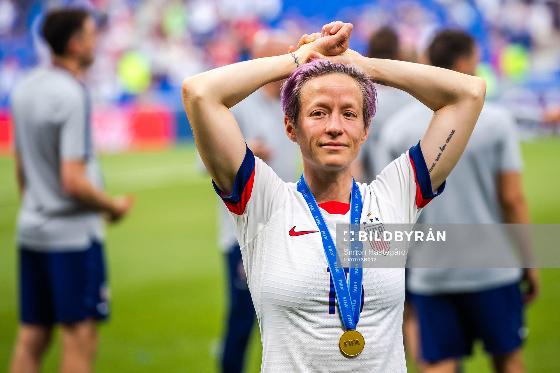 Megan Rapinoe of USA celebrates