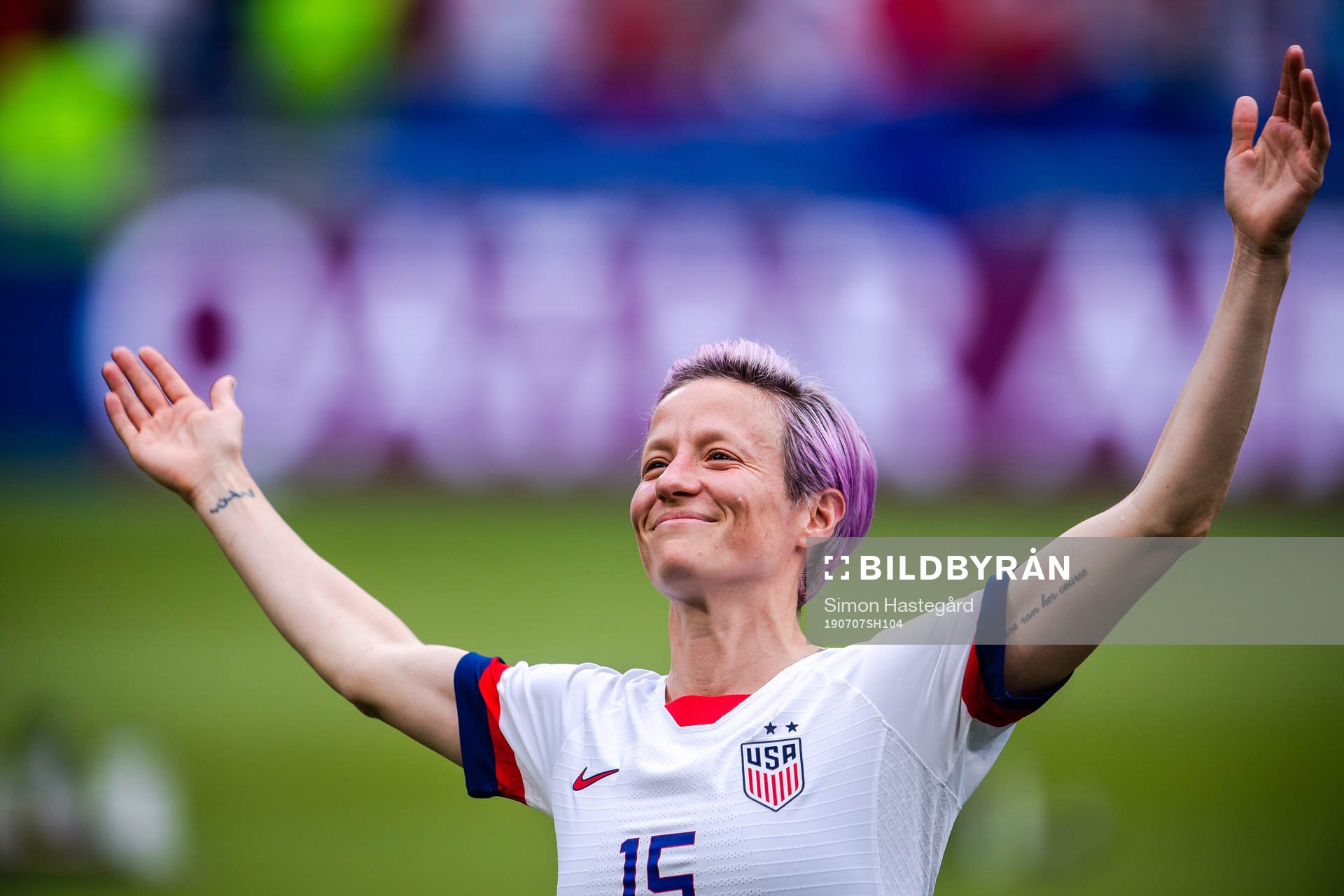 Megan Rapinoe of USA celebrates