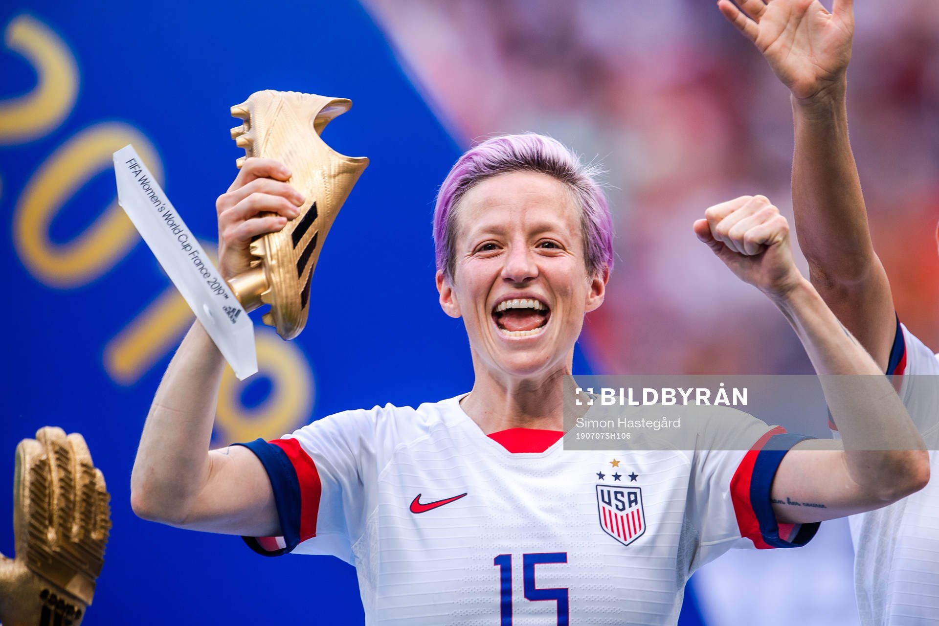 Megan Rapinoe of USA celebrates