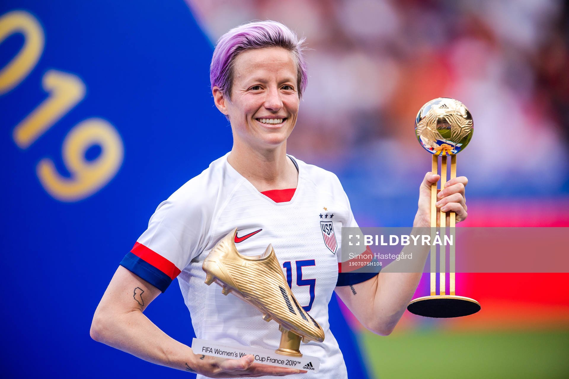 Megan Rapinoe of USA celebrates