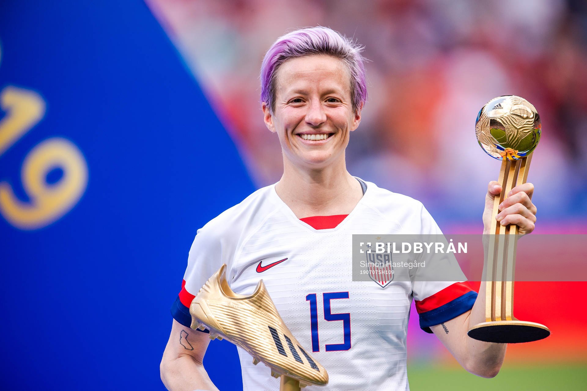 Megan Rapinoe of USA celebrates
