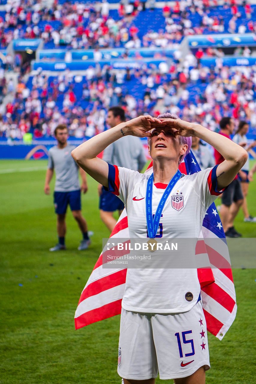 Megan Rapinoe of USA celebrates