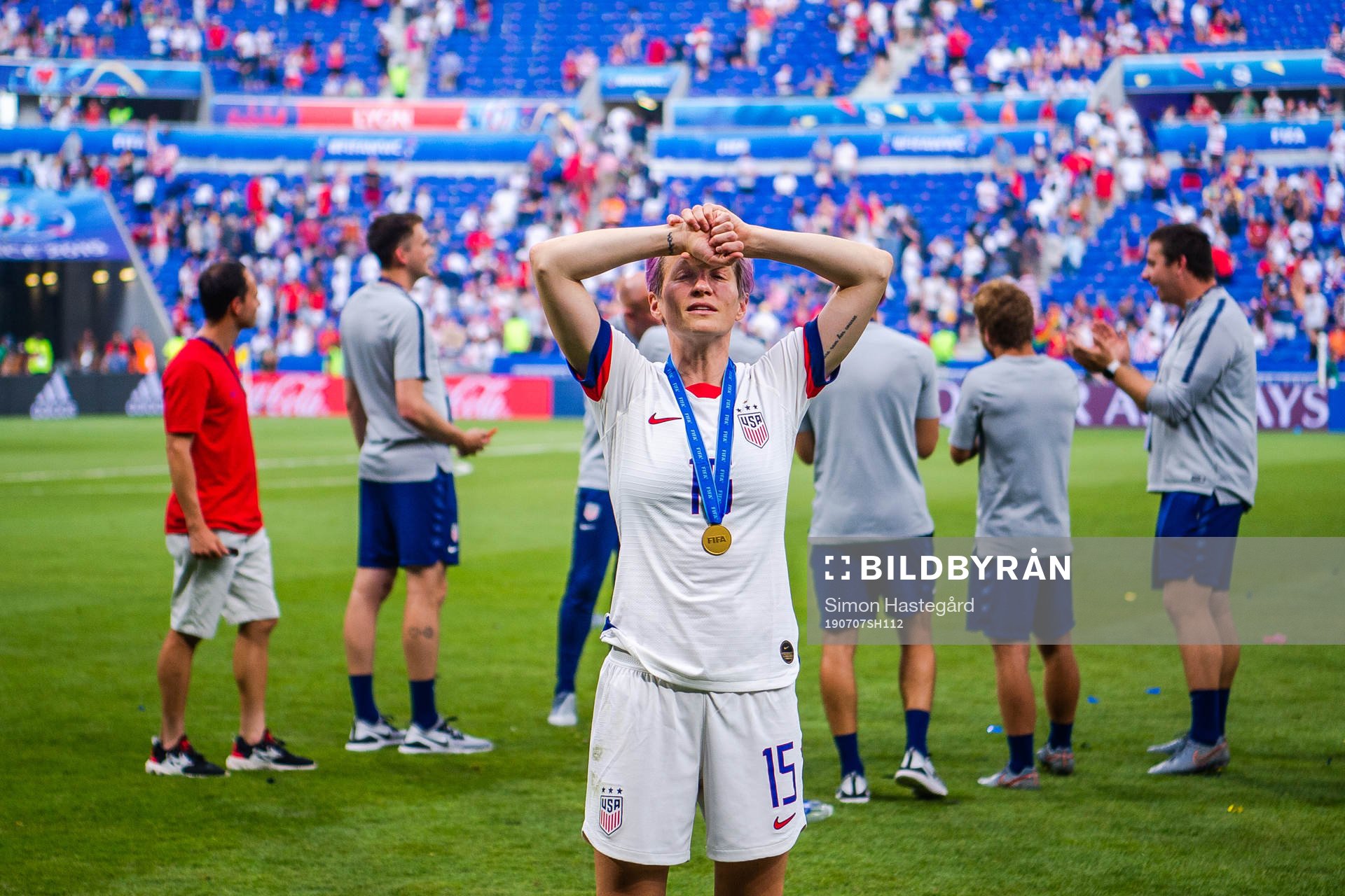 Megan Rapinoe of USA celebrates