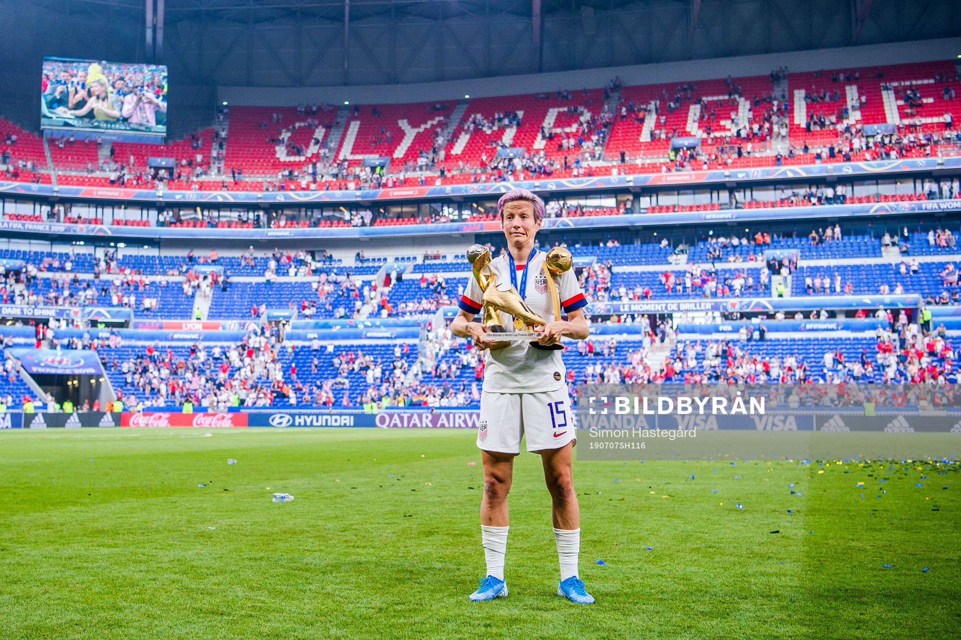 Megan Rapinoe of USA celebrates