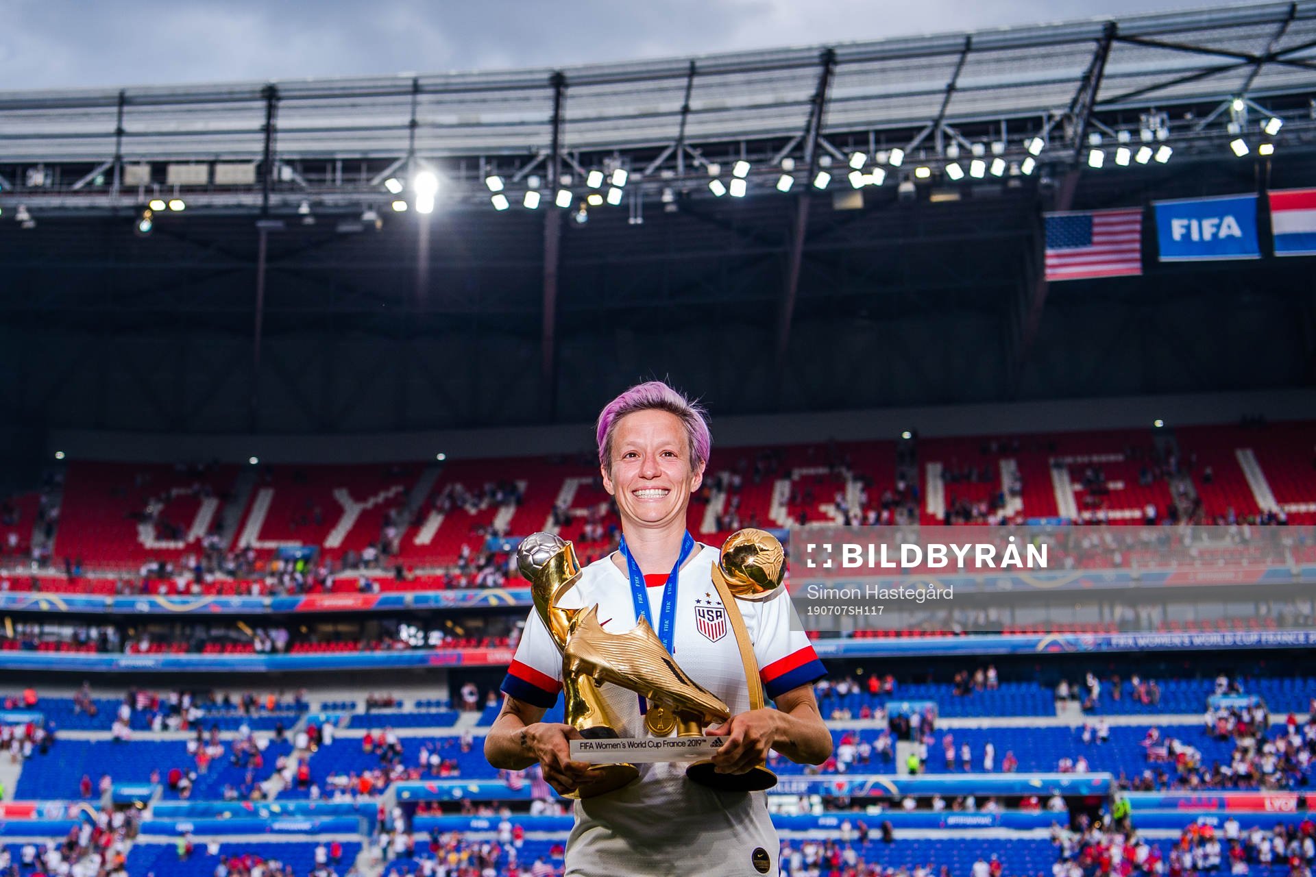 Megan Rapinoe of USA celebrates