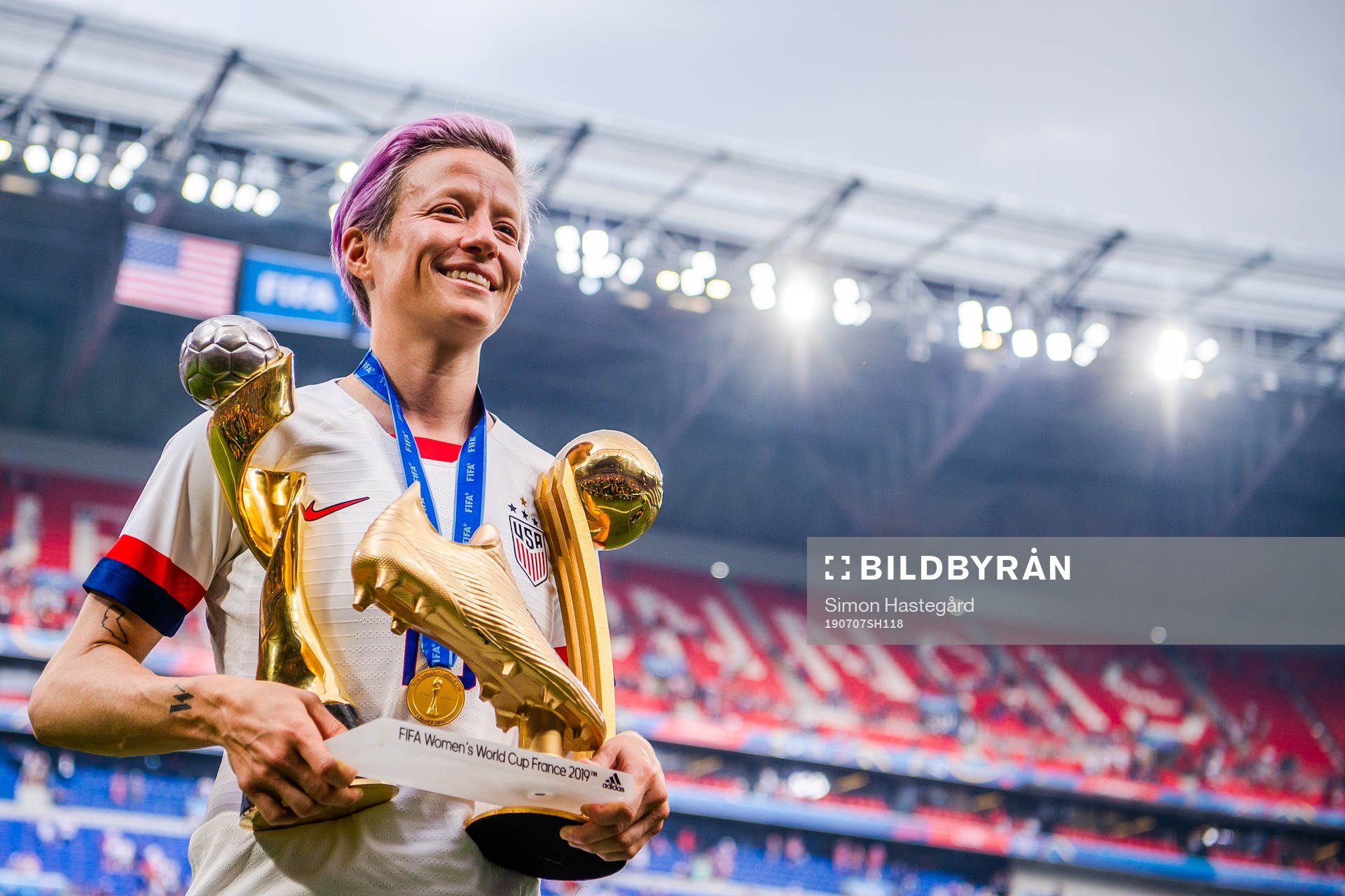 Megan Rapinoe of USA celebrates