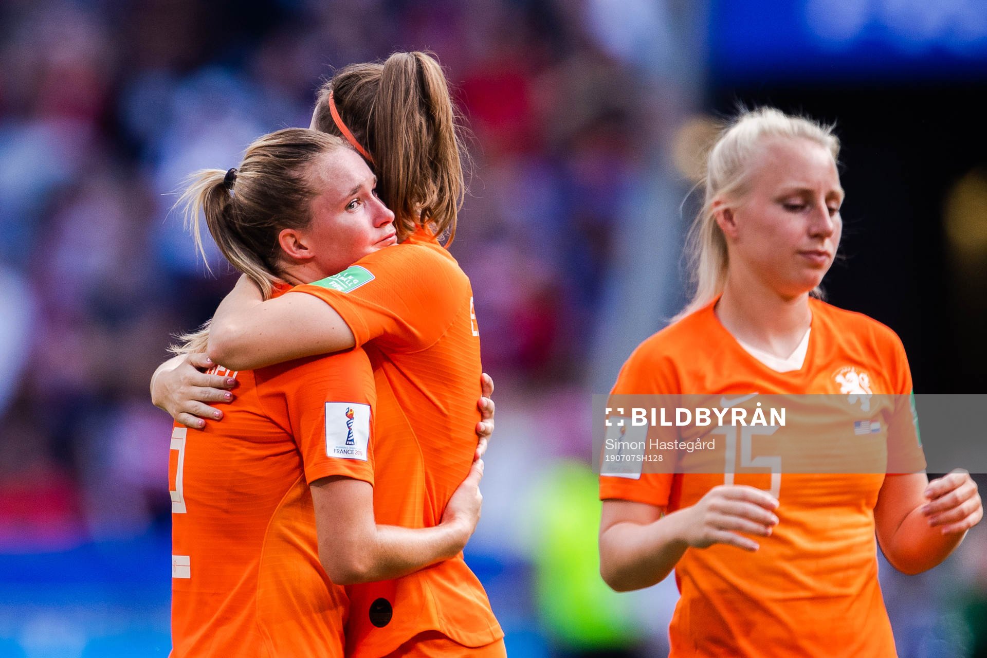 Desiree Van Lunteren of Netherlands looks dejected