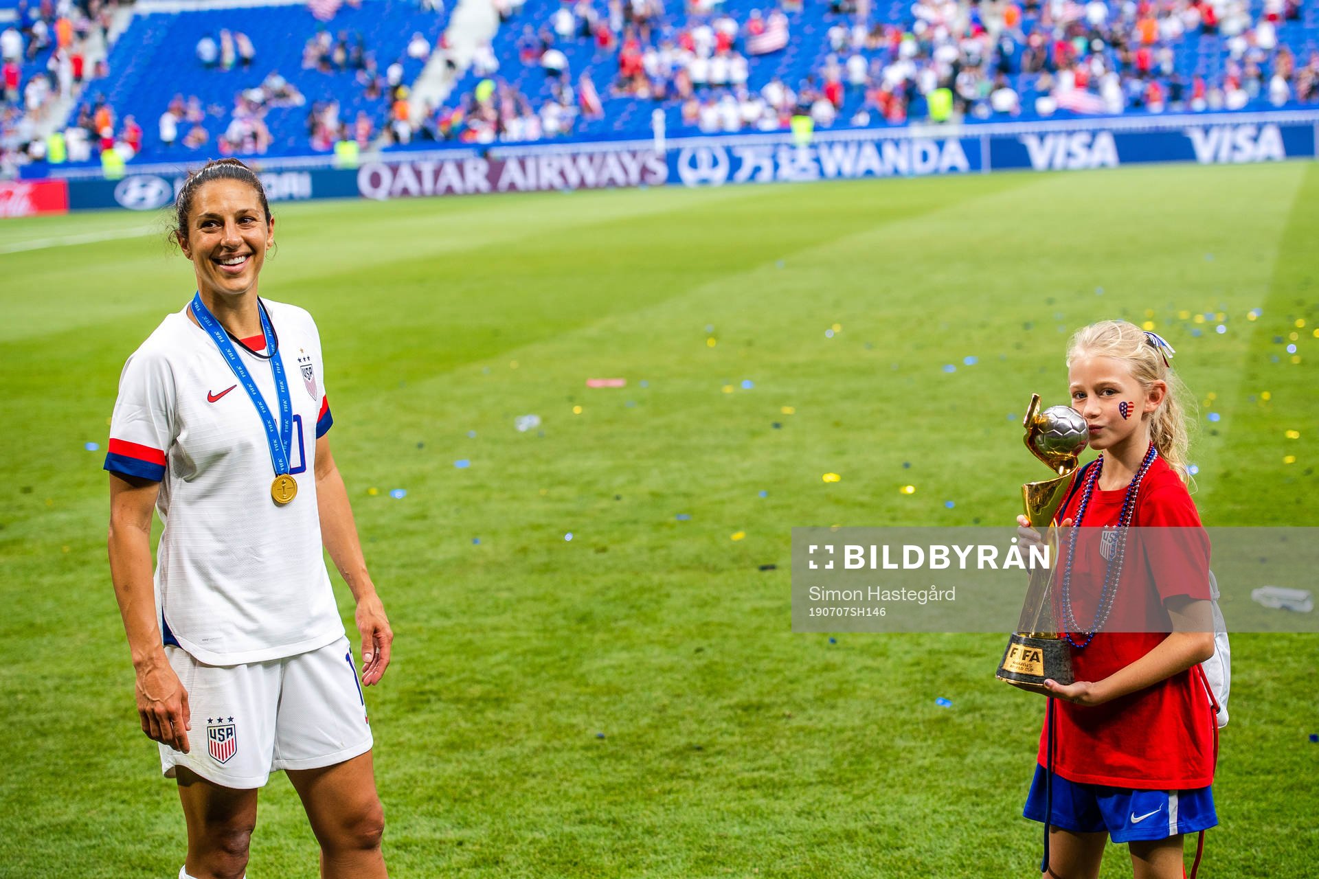 Carli Lloyd of USA celebrates