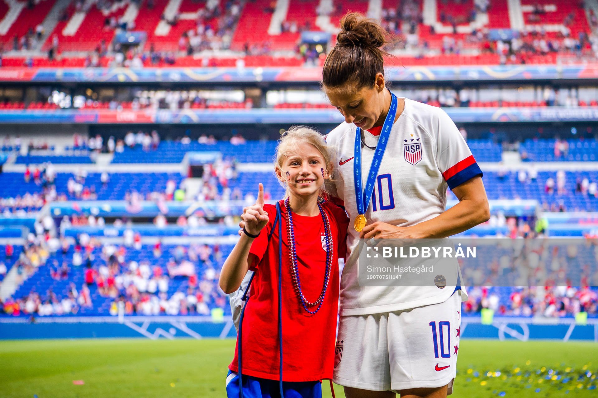 Carli Lloyd of USA celebrates