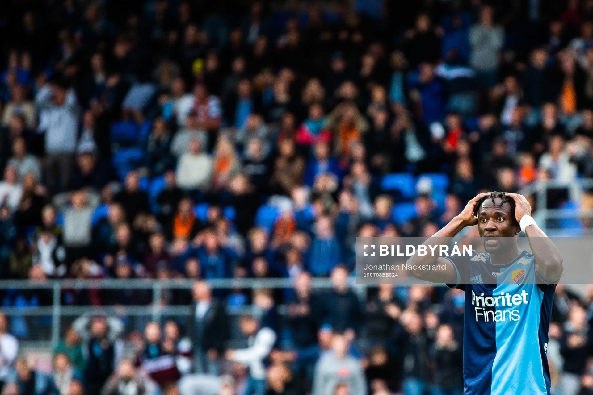 Djurgårdens Mohamed Buya Turay deppar