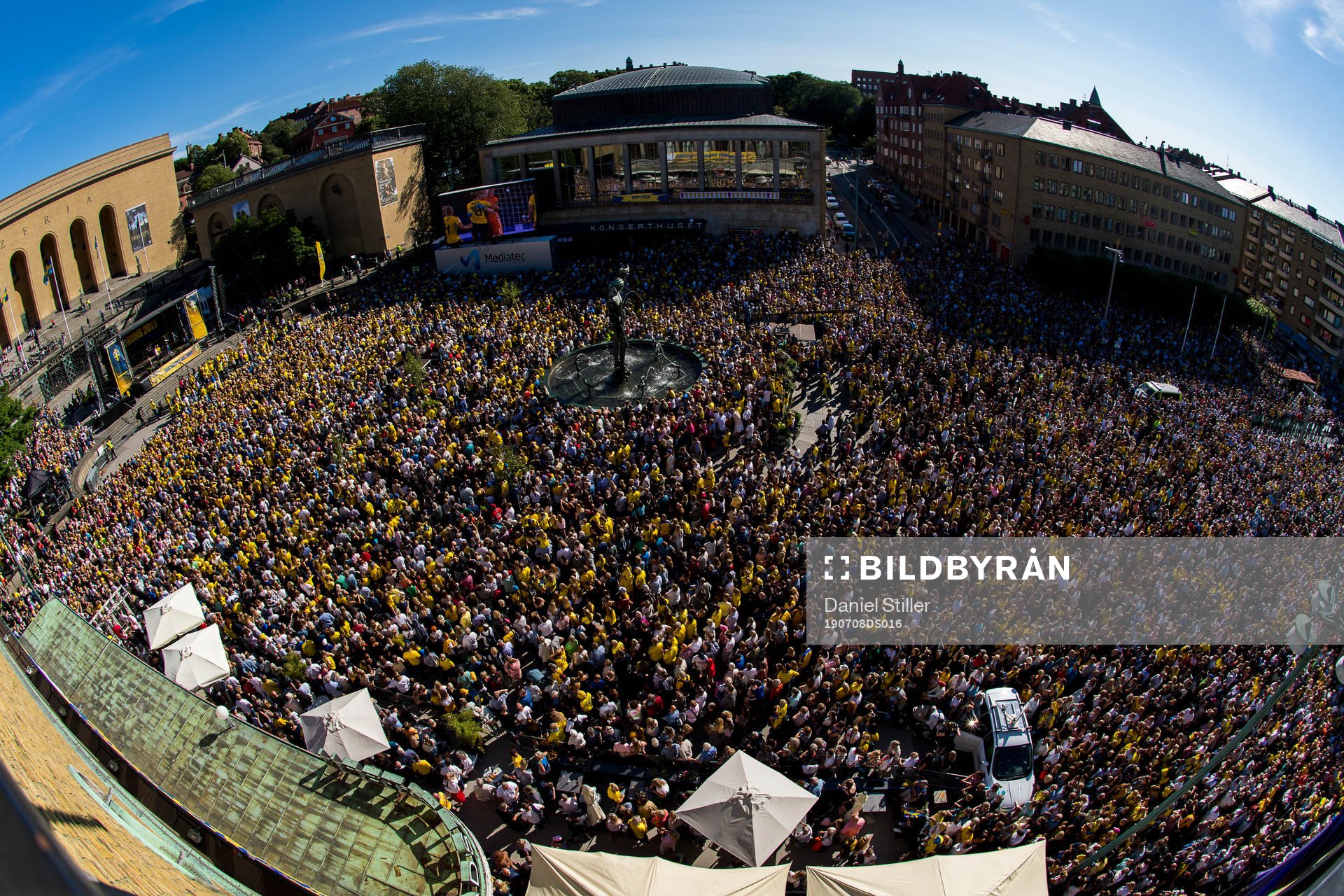 View over Götaplatsen
