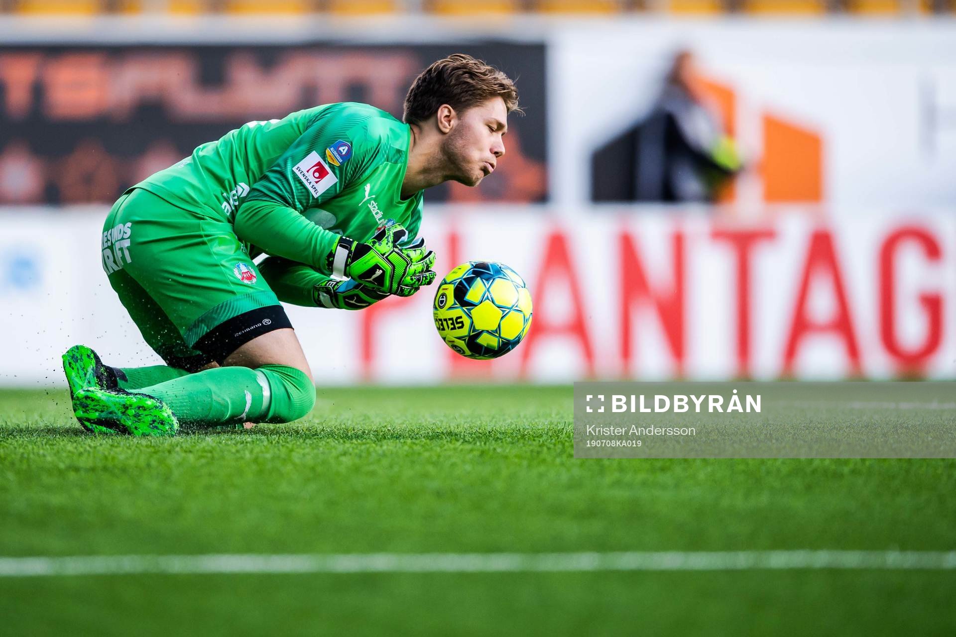 Helsingborgs målvakt Kalle Joelsson