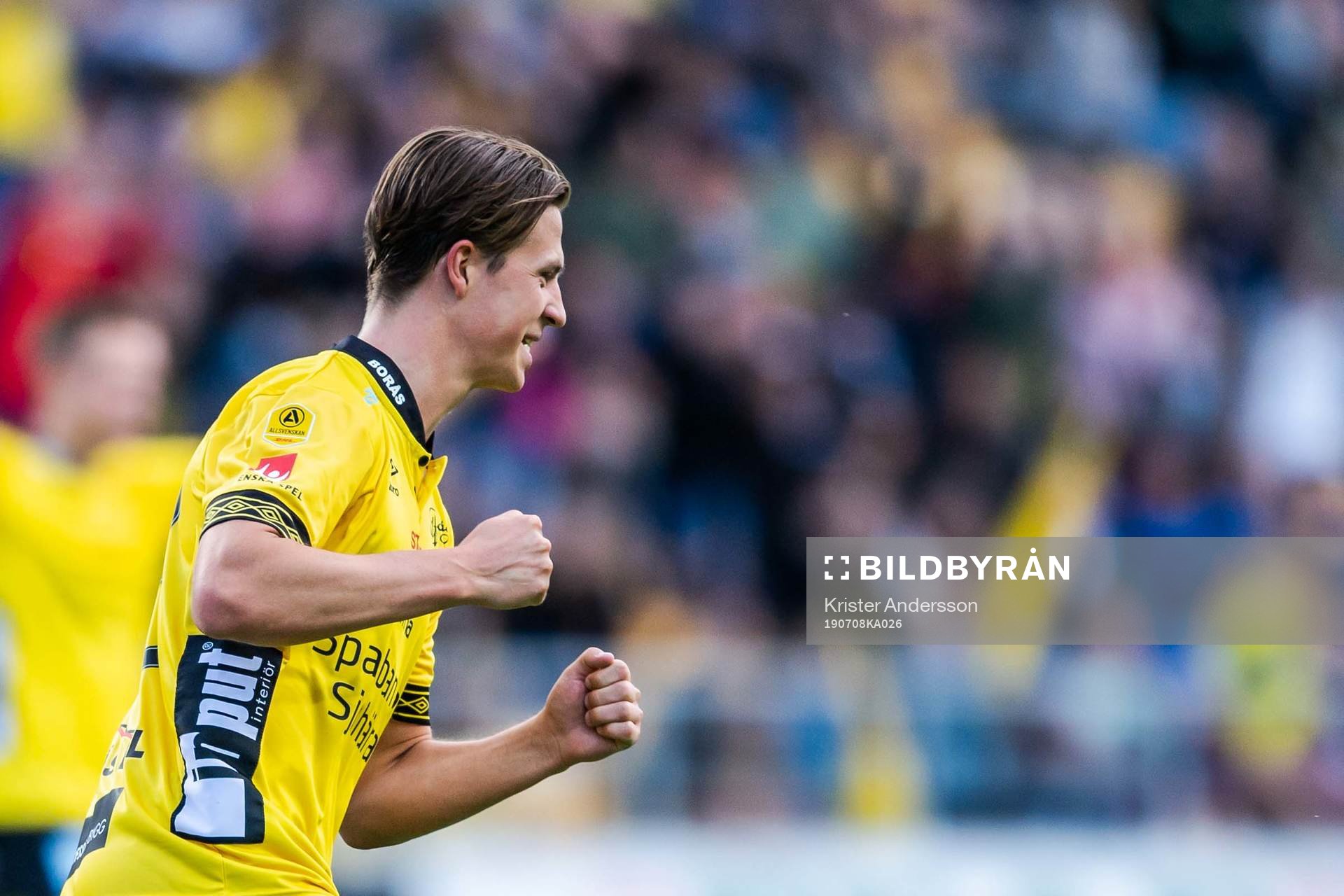 Elfsborgs Simon Olsson jublar