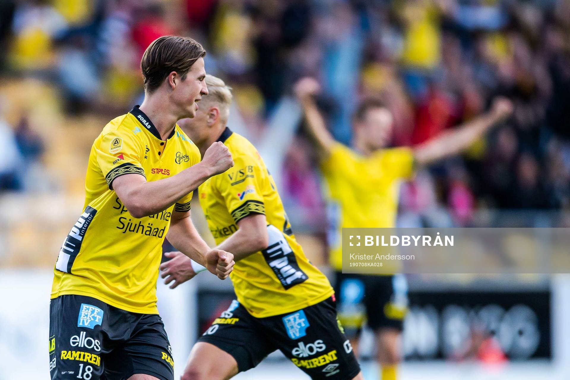 Elfsborgs Simon Olsson jublar