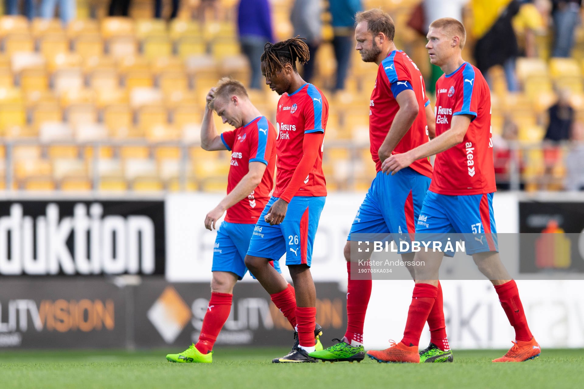 Helsingborgs spelare deppar