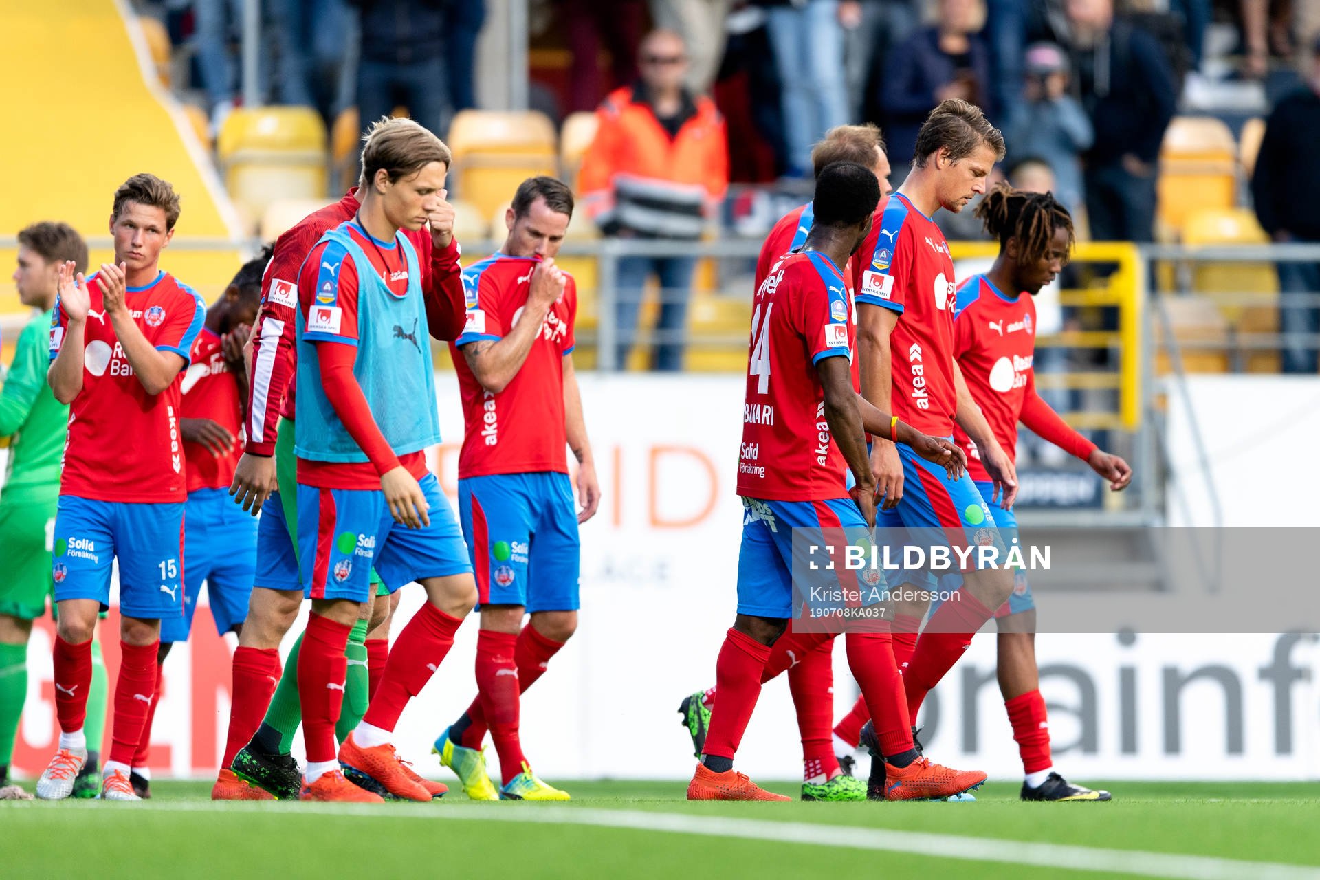 Helsingborgs spelare deppar