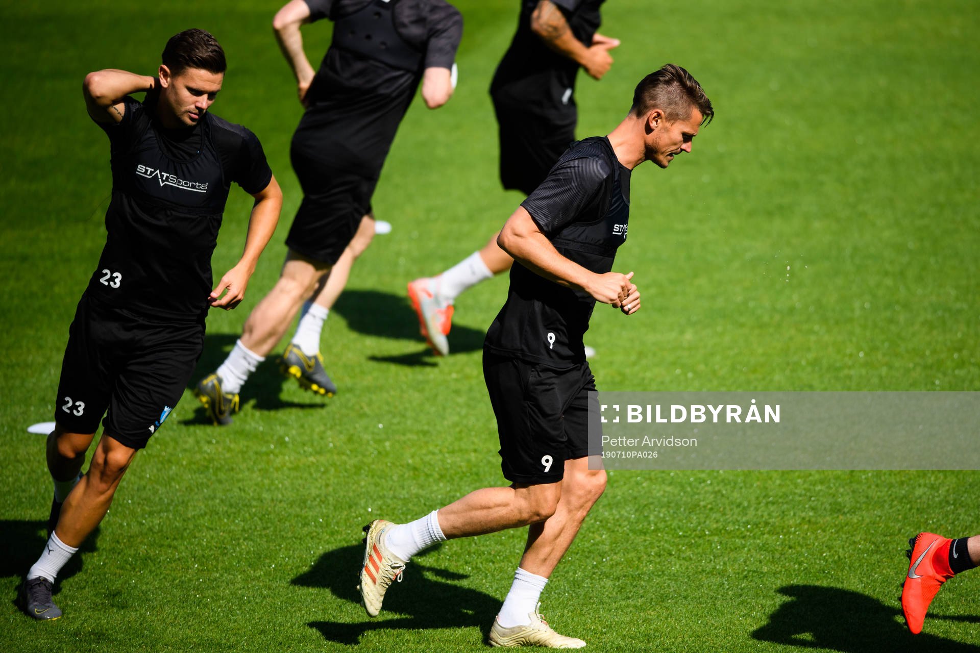 Marcus Antonsson and Markus Rosenberg of Malmö FF