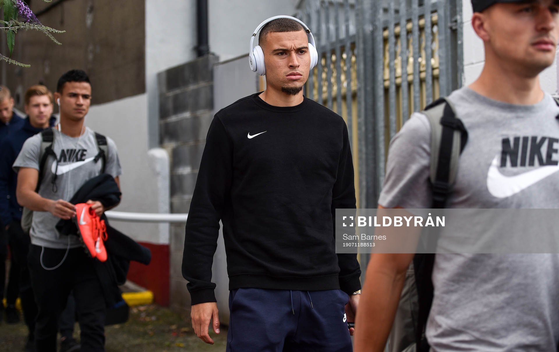 Jordan Larsson of IFK Norrköping arrives